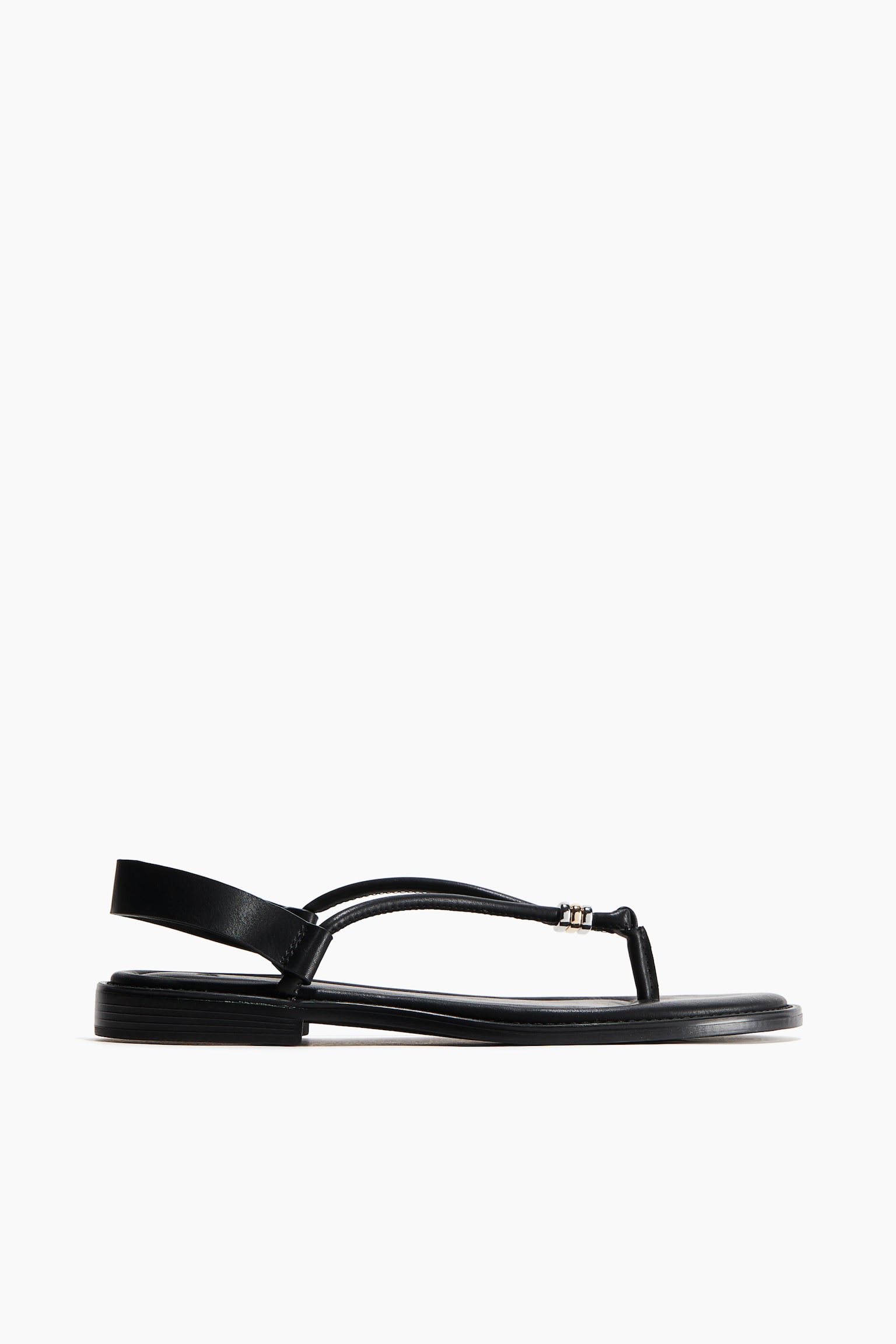 Strappy Sandals - Black - 2