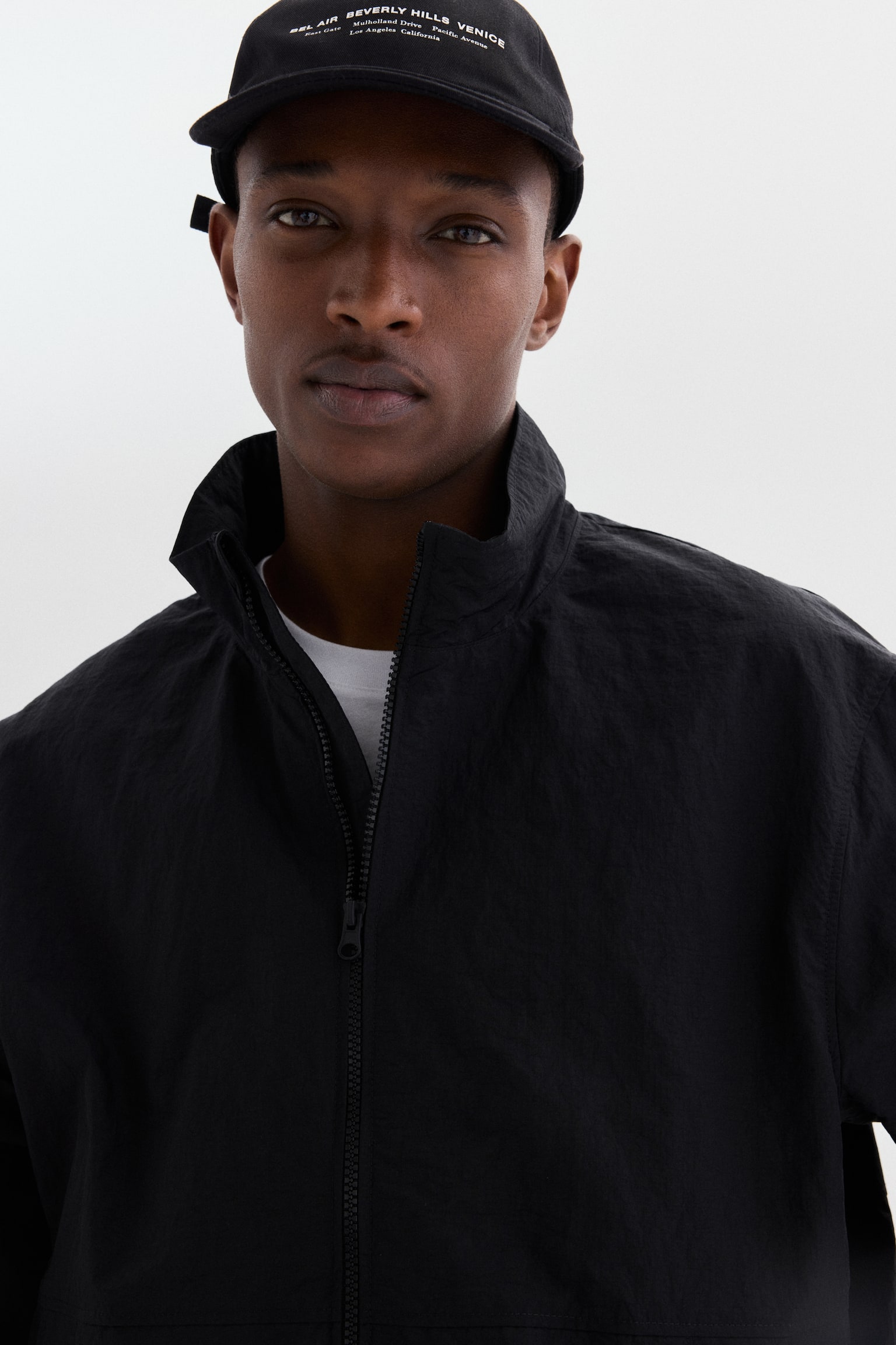 Water-repellent windbreaker - Black/Light grey - 7