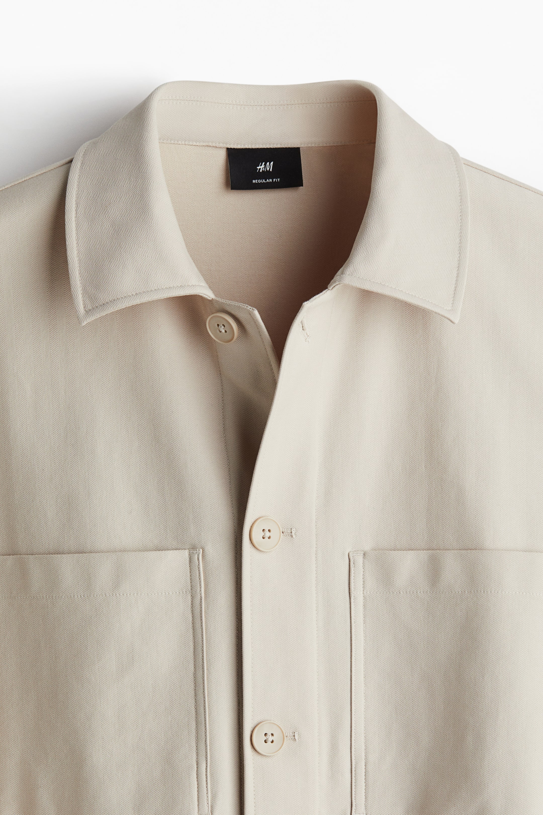 Regular Fit Twill overshirt