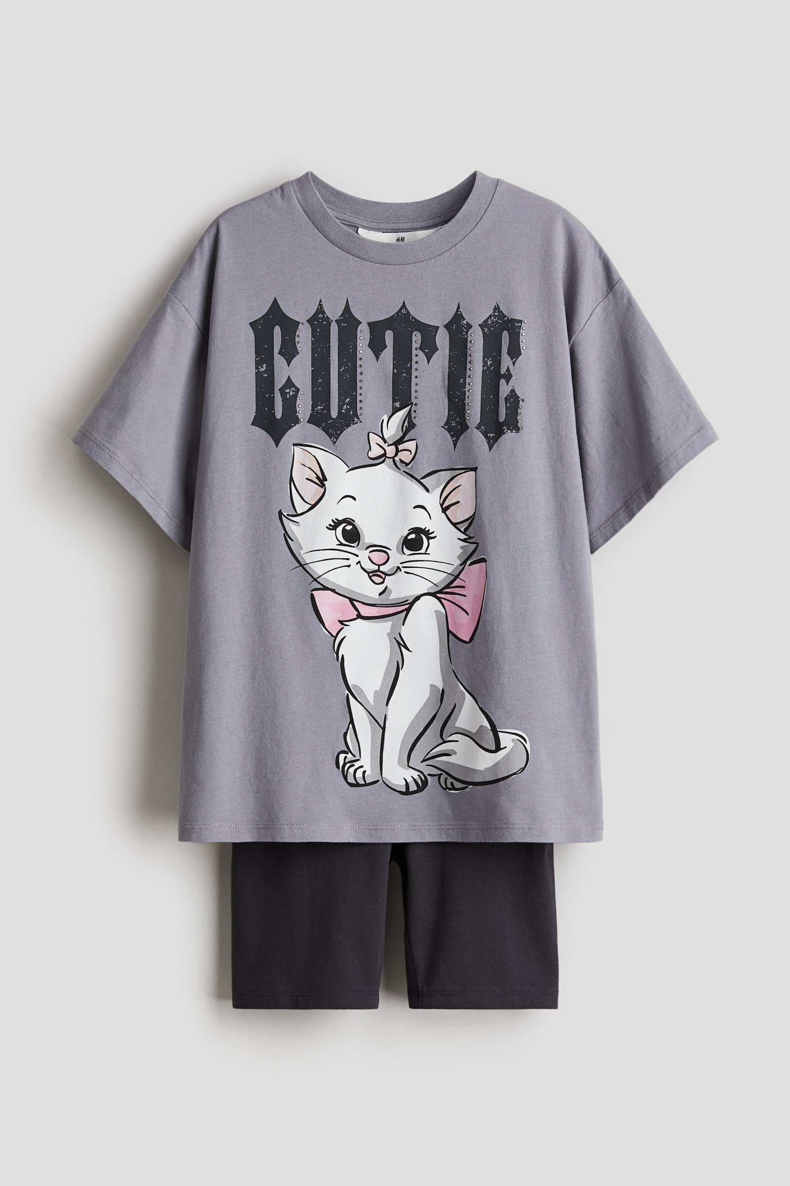 2-piece printed set - Grey/Aristocats/Light purple/Lilo & Stitch - 1