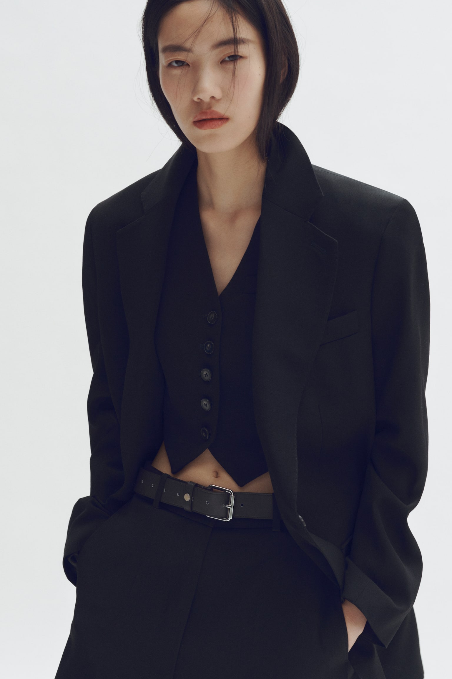 Wool Vest-Black - 6
