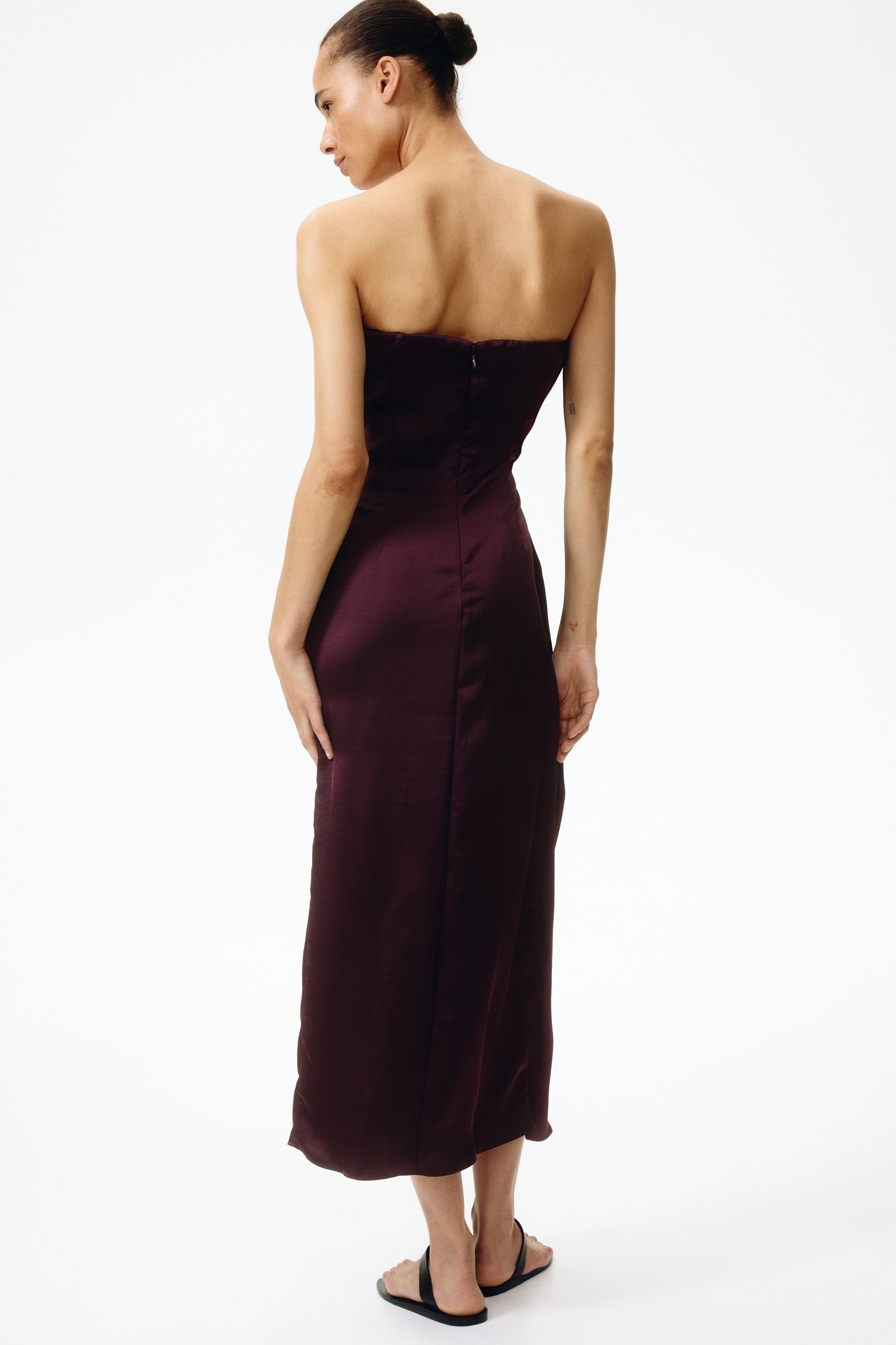 long satin dress h&m Satin Maxi Dresses