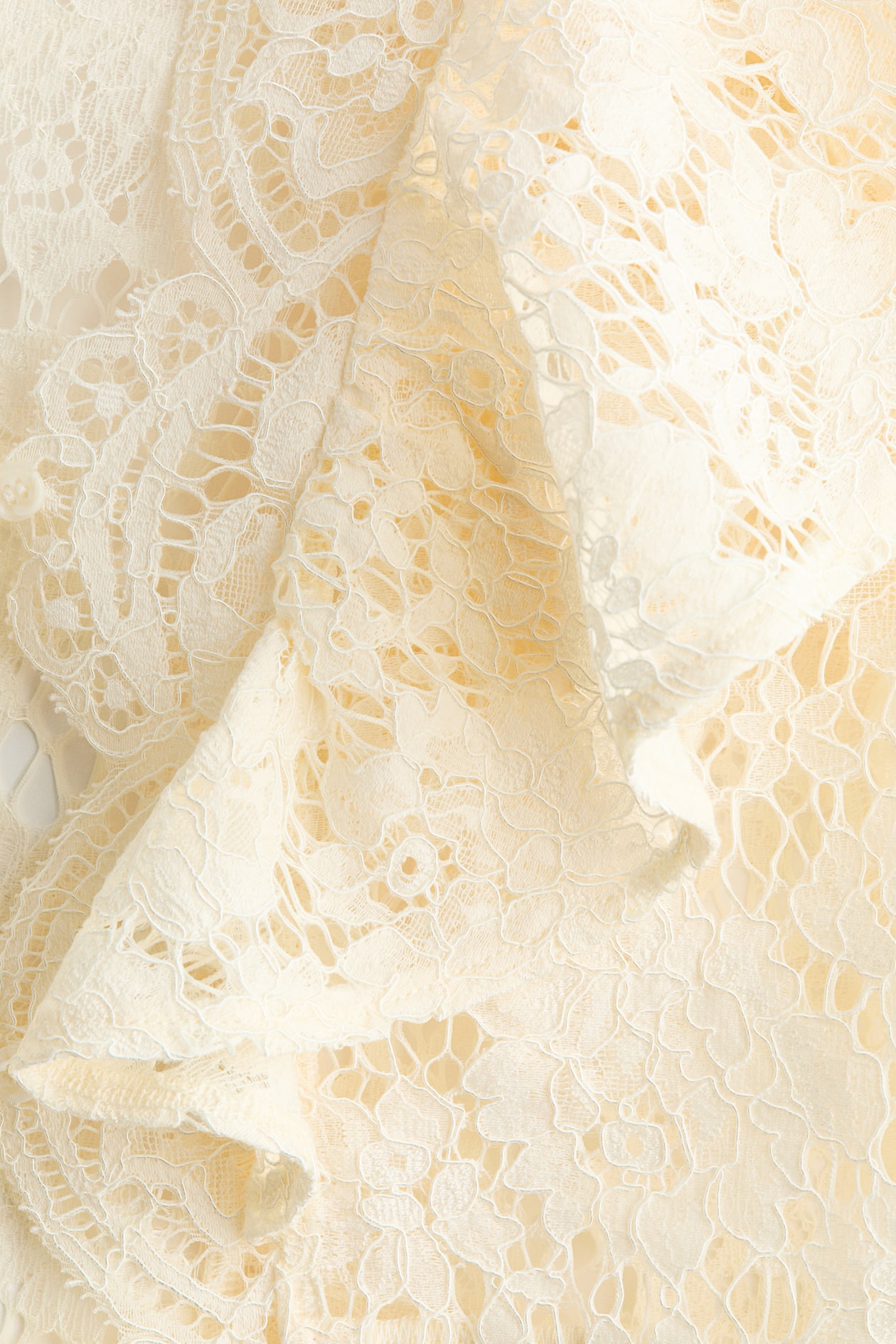 Flounce-Trimmed Lace Blouse - image 5