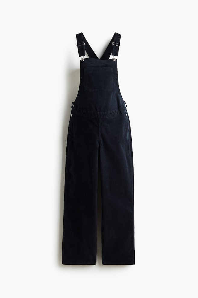 MAMA Before & After Corduroy Overalls - Dark blue - 1