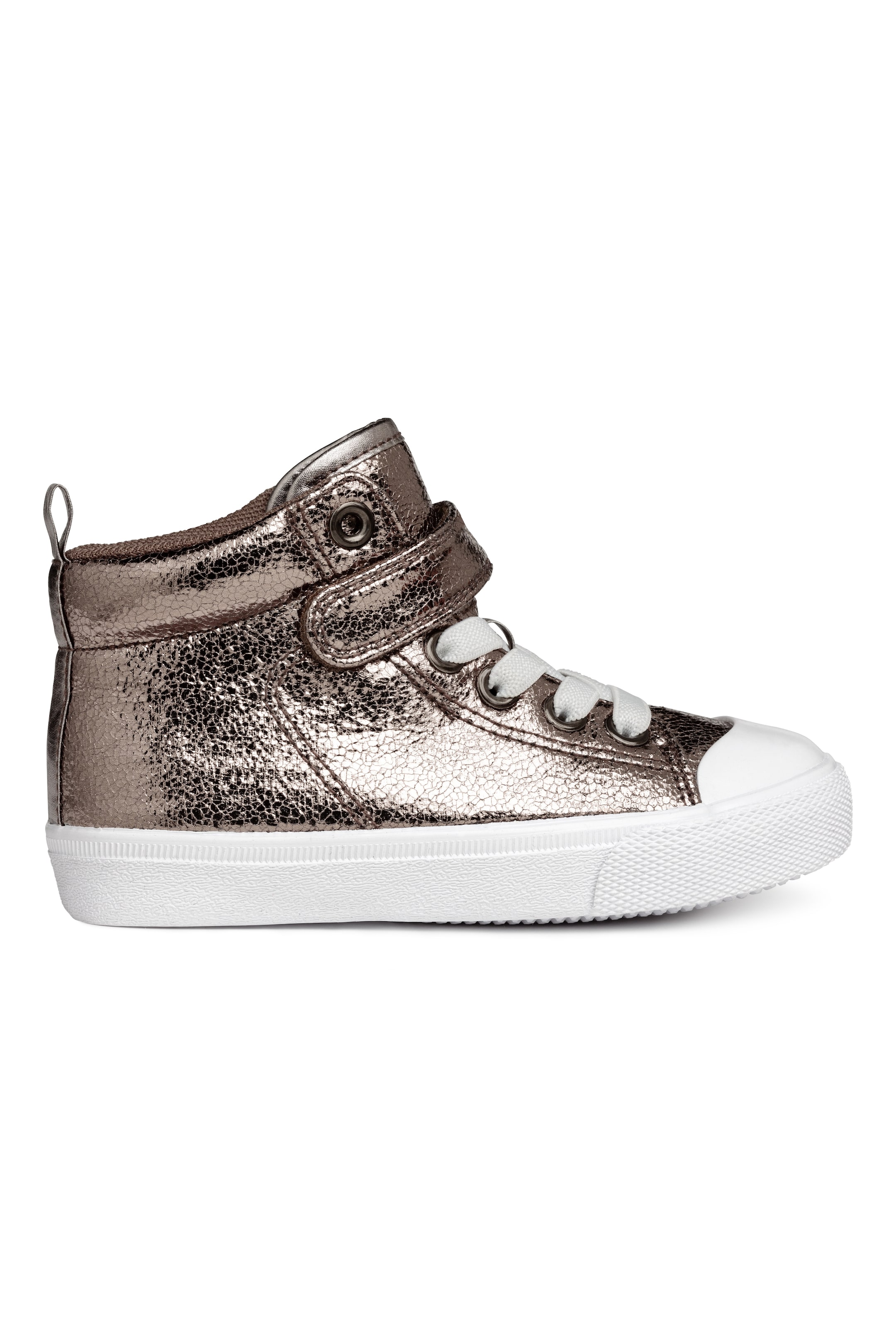 View larger image: Hi-top trainers - Mole/Metallic - Kids | H&M GB 1