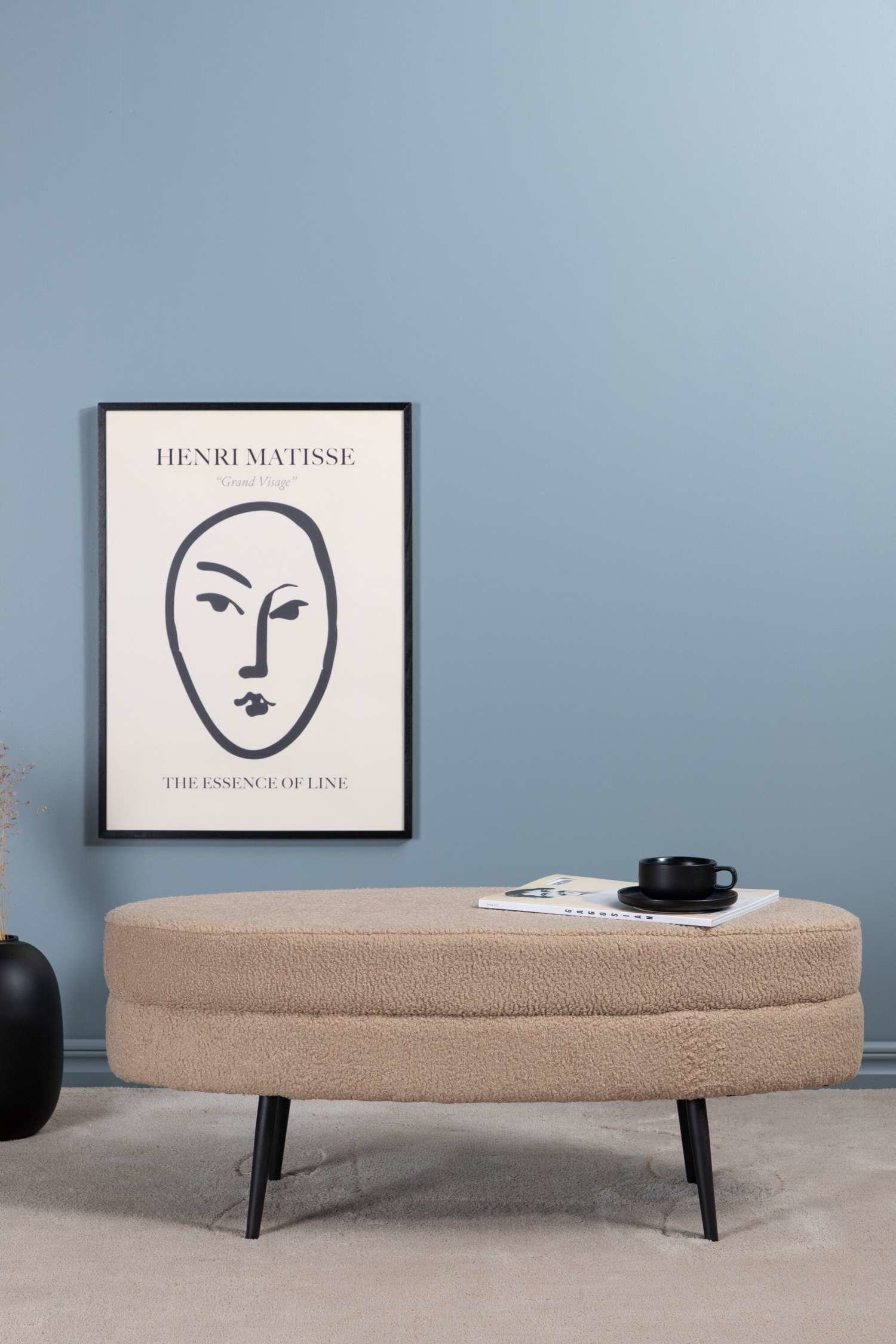 Otto Ottomane - En Peluche, Beige/Teddy, Greige/En Peluche, Blanc/Velvet, Hors Blanc