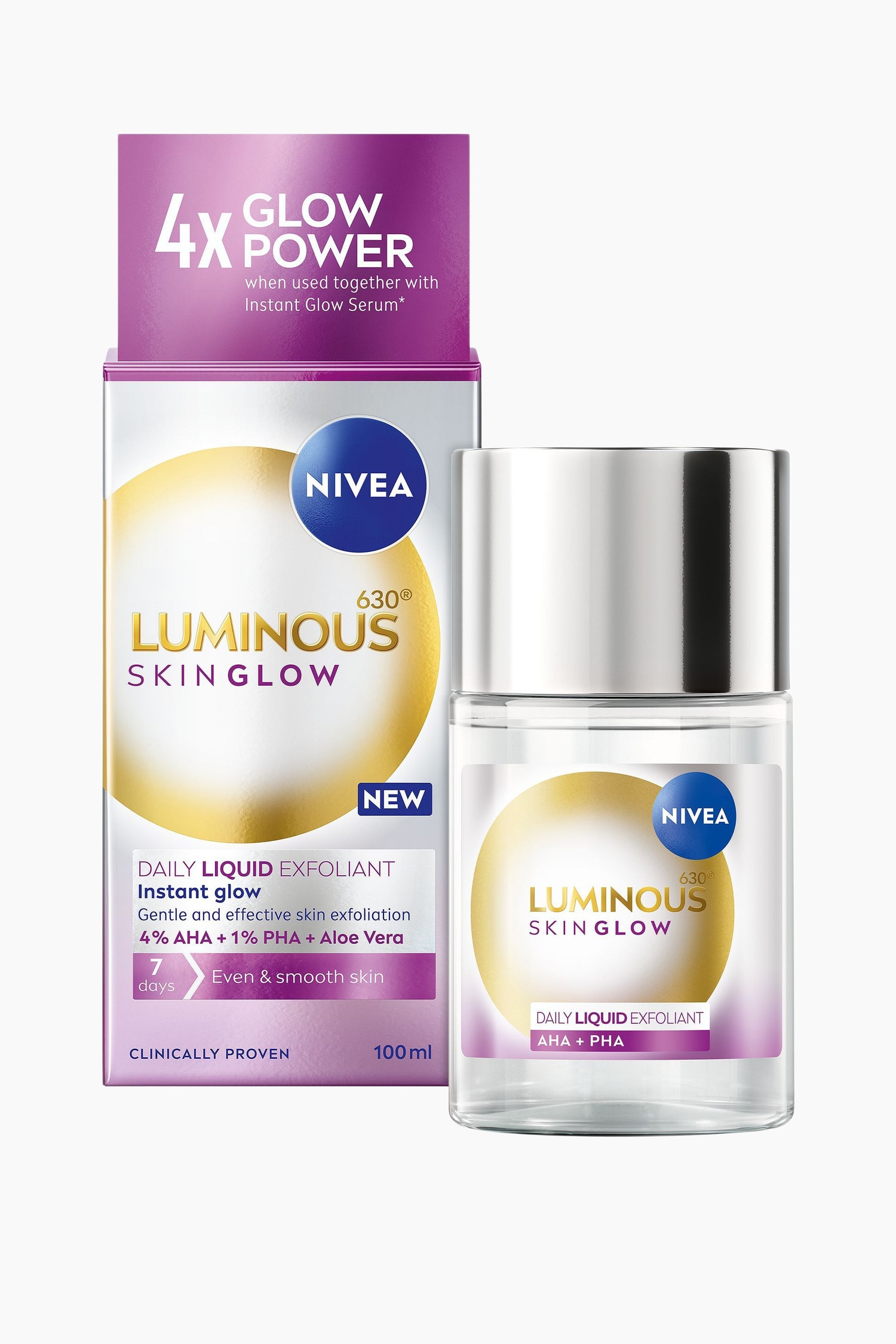 NIVEA - Luminous630 Skin Glow Daily Liquid Exfoliant - Jätä Kuorinta