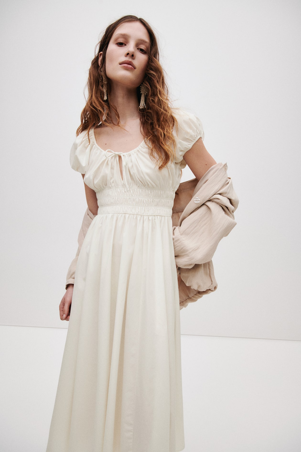 Smocked-Waist Dress - image 2