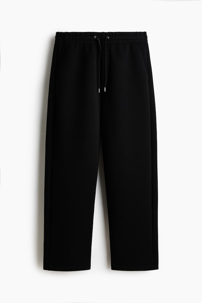 Relaxed-Fit Barrel-Leg Scuba Joggers - Black/Bright blue/Gray melange/Dark gray - 1