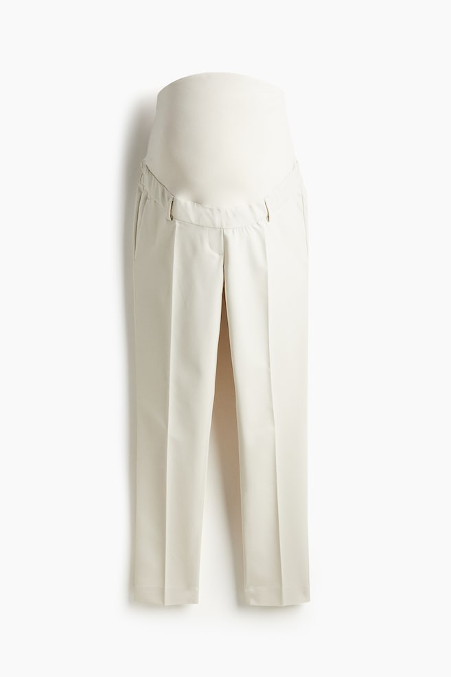 MAMA Elegante Hose - Weiß/Schwarz/Beige - 1
