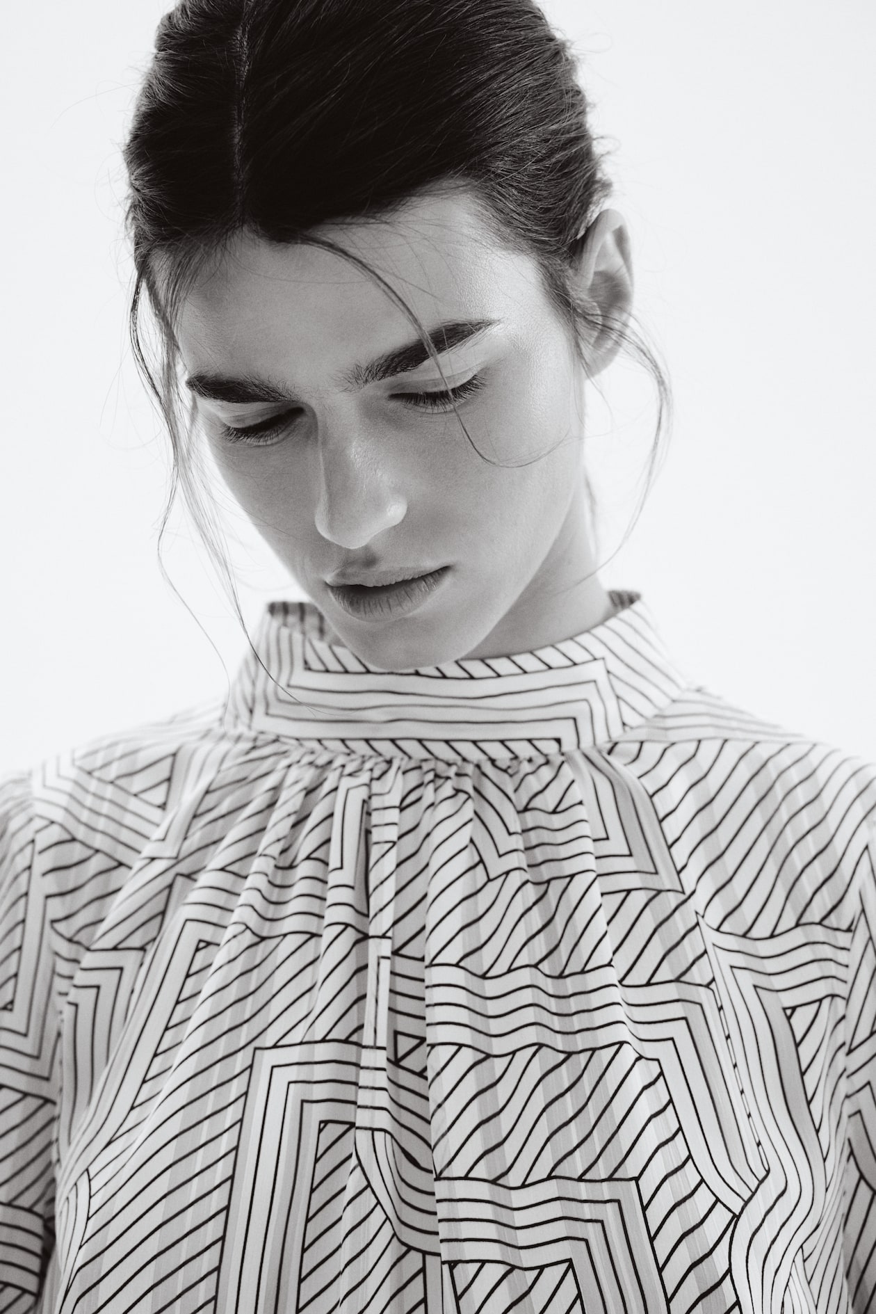 Stand-Up Collar Blouse - image 5
