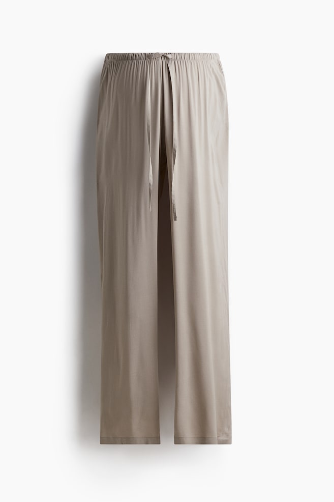 MAMA Pantalón con cordón de ajuste Before & After - Beige/Beige claro/Negro - 1