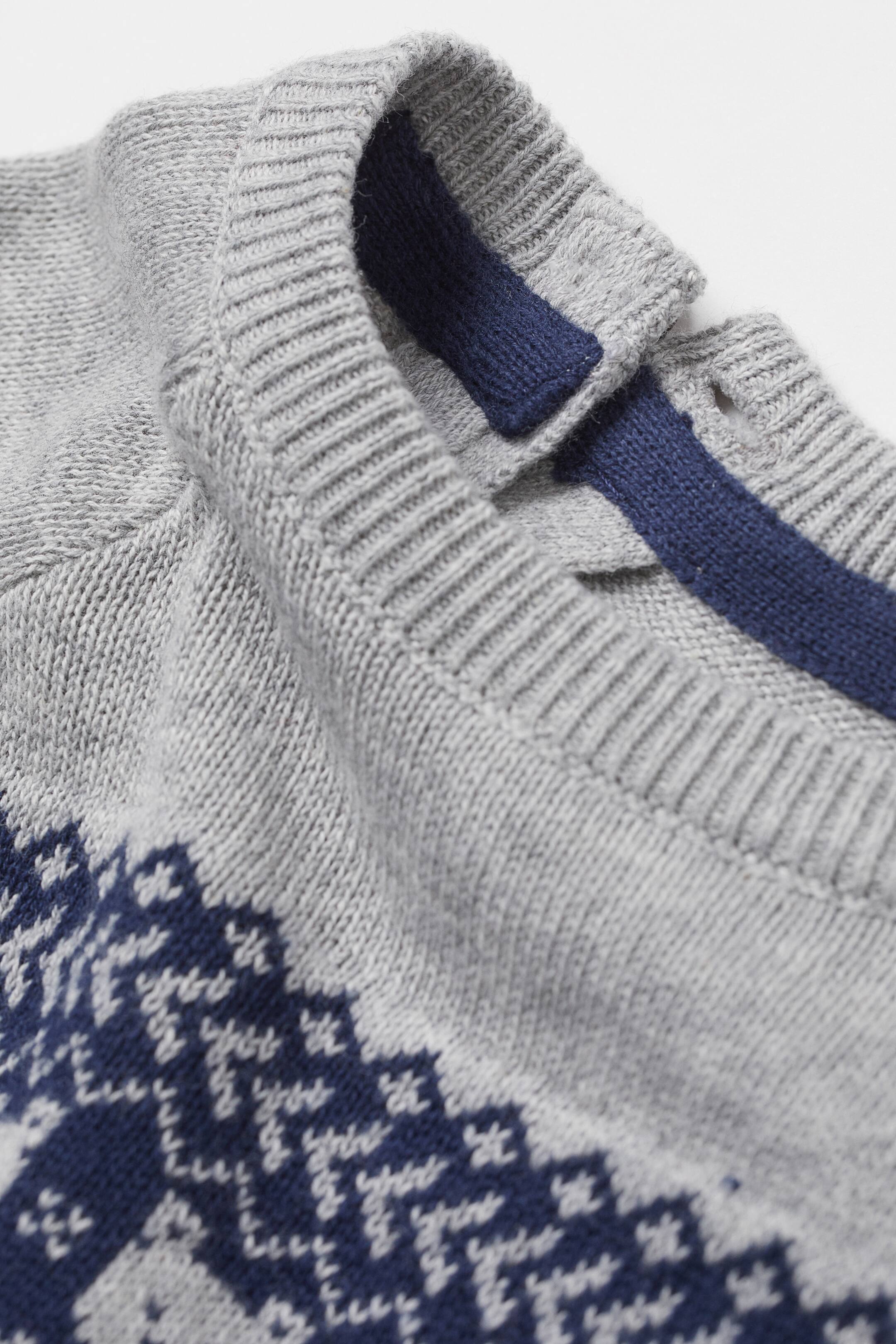 View larger image: 2-piece Cotton Set - Dark blue/bears - Kids | H&M US 3