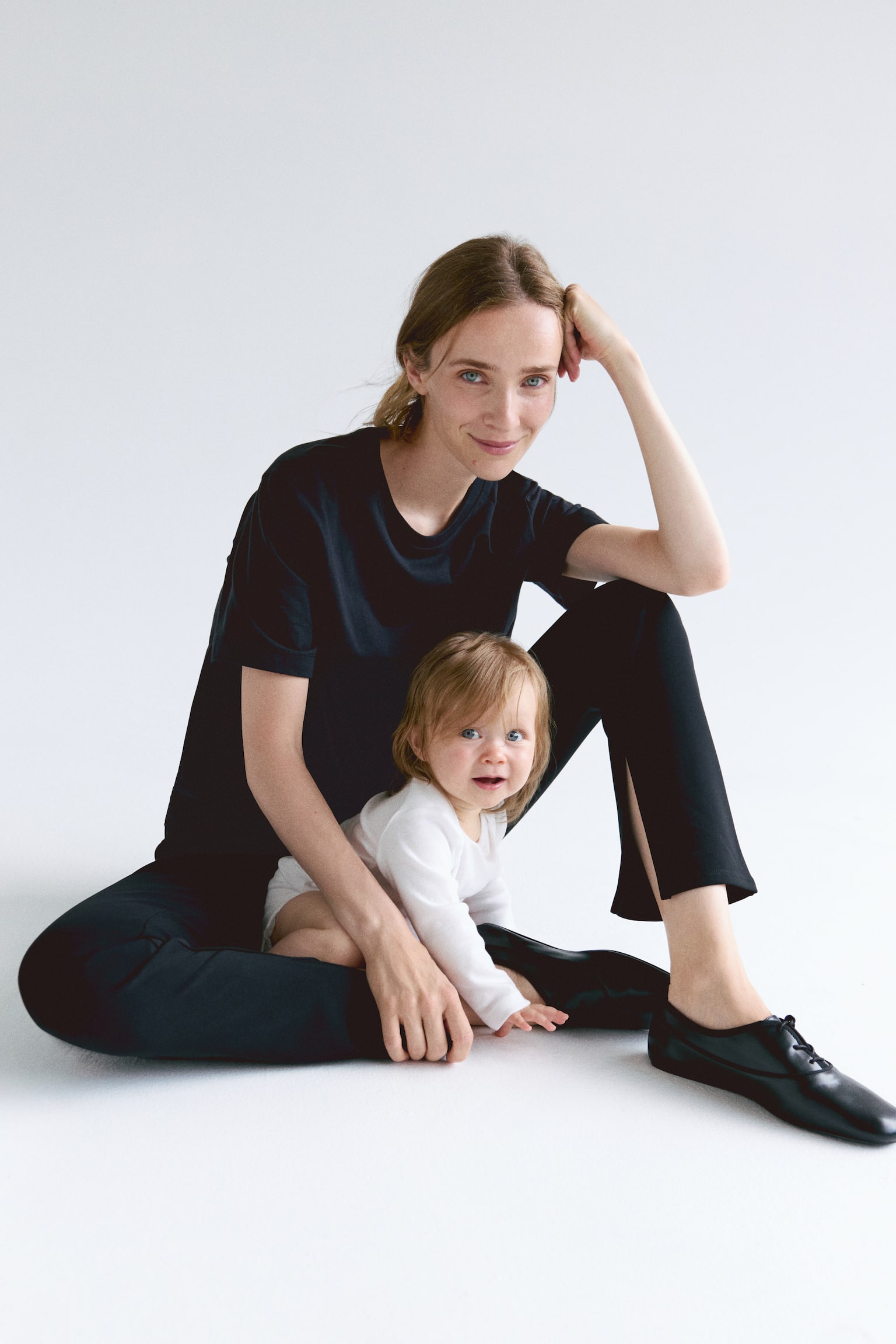 Женская футболка H&M Mama Lace-Trimmed Nursing, цвет: Чёрный — фото 3