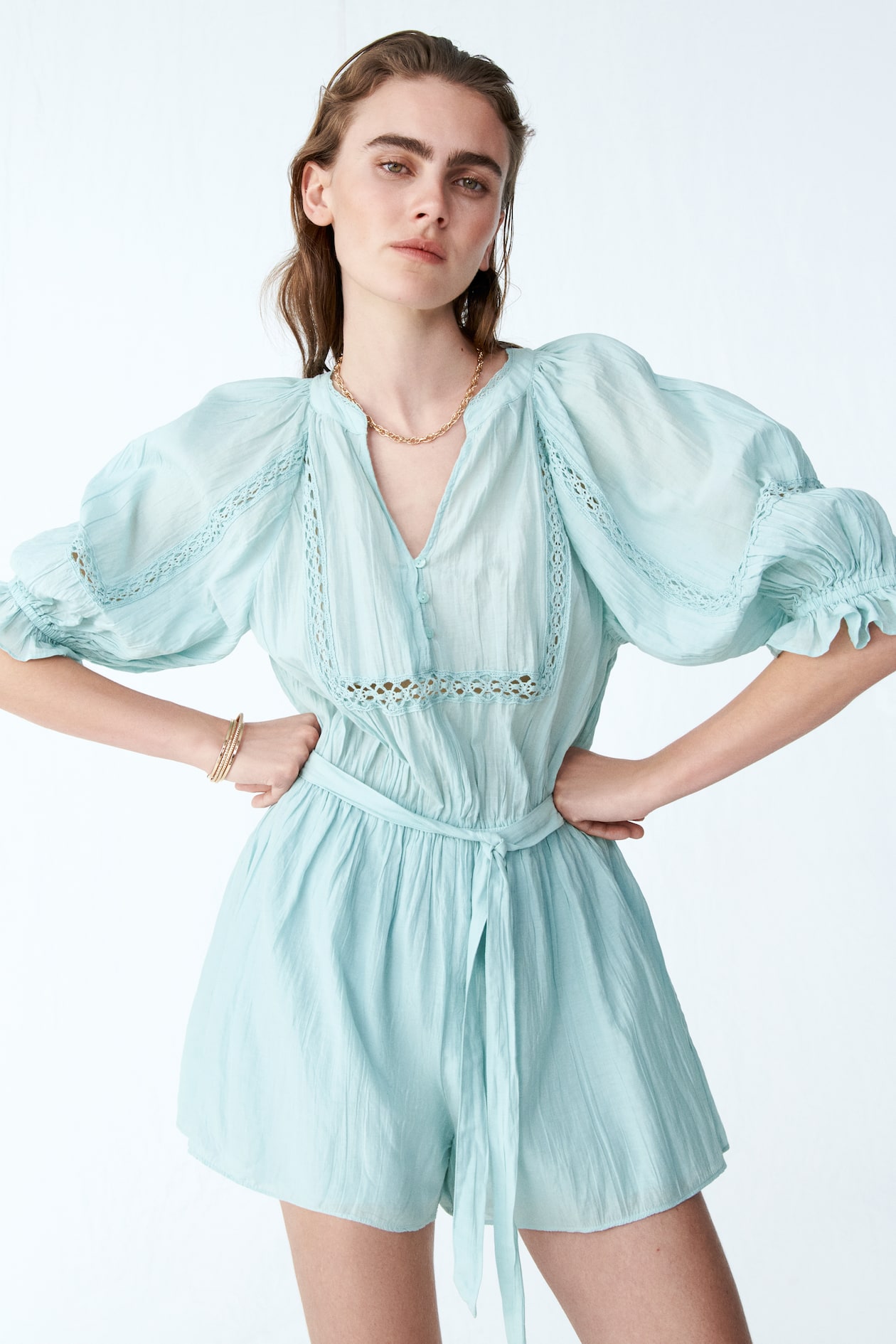 Crinkled Romper - image 2