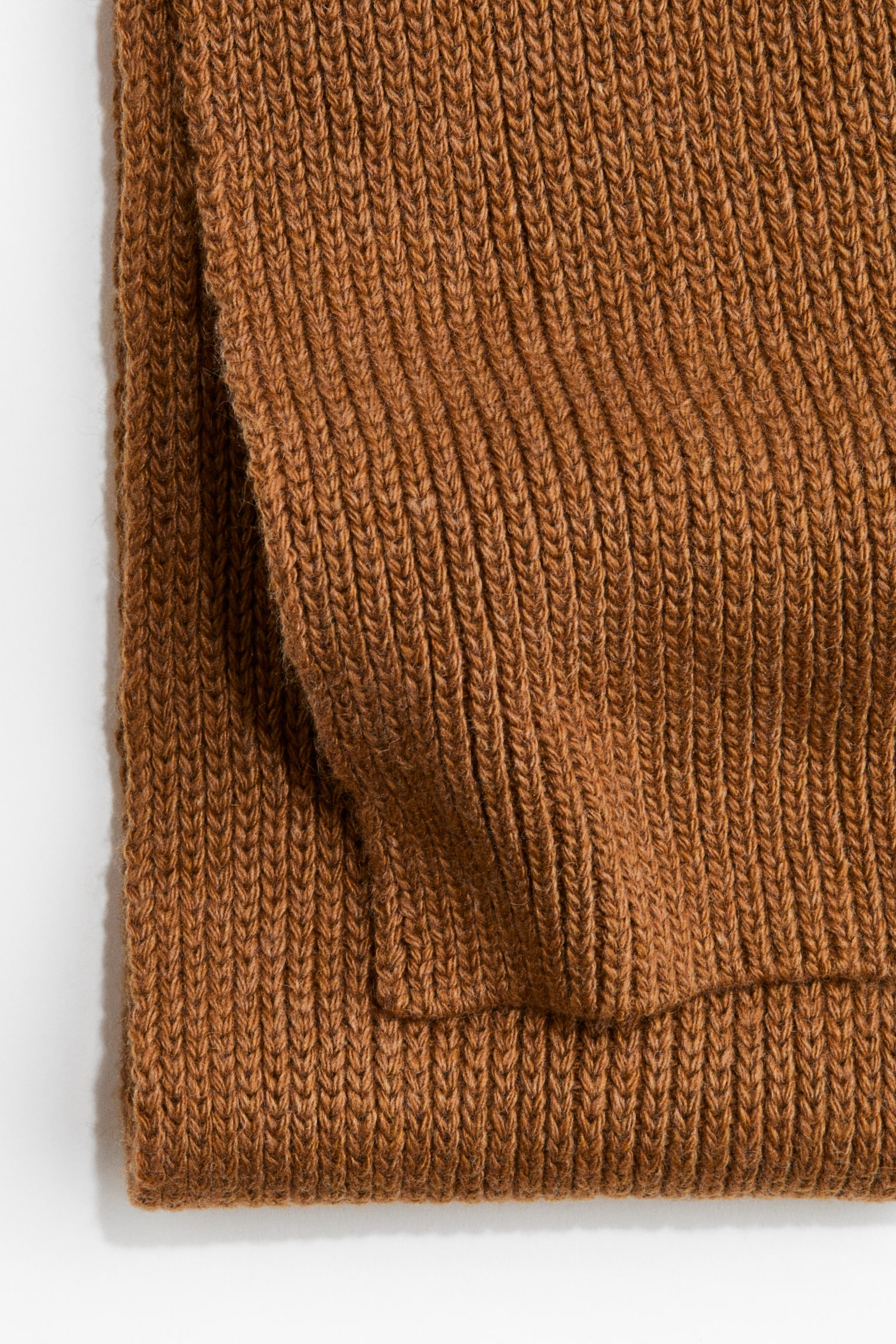 Kötött sál - Light brown/Fekete - 2