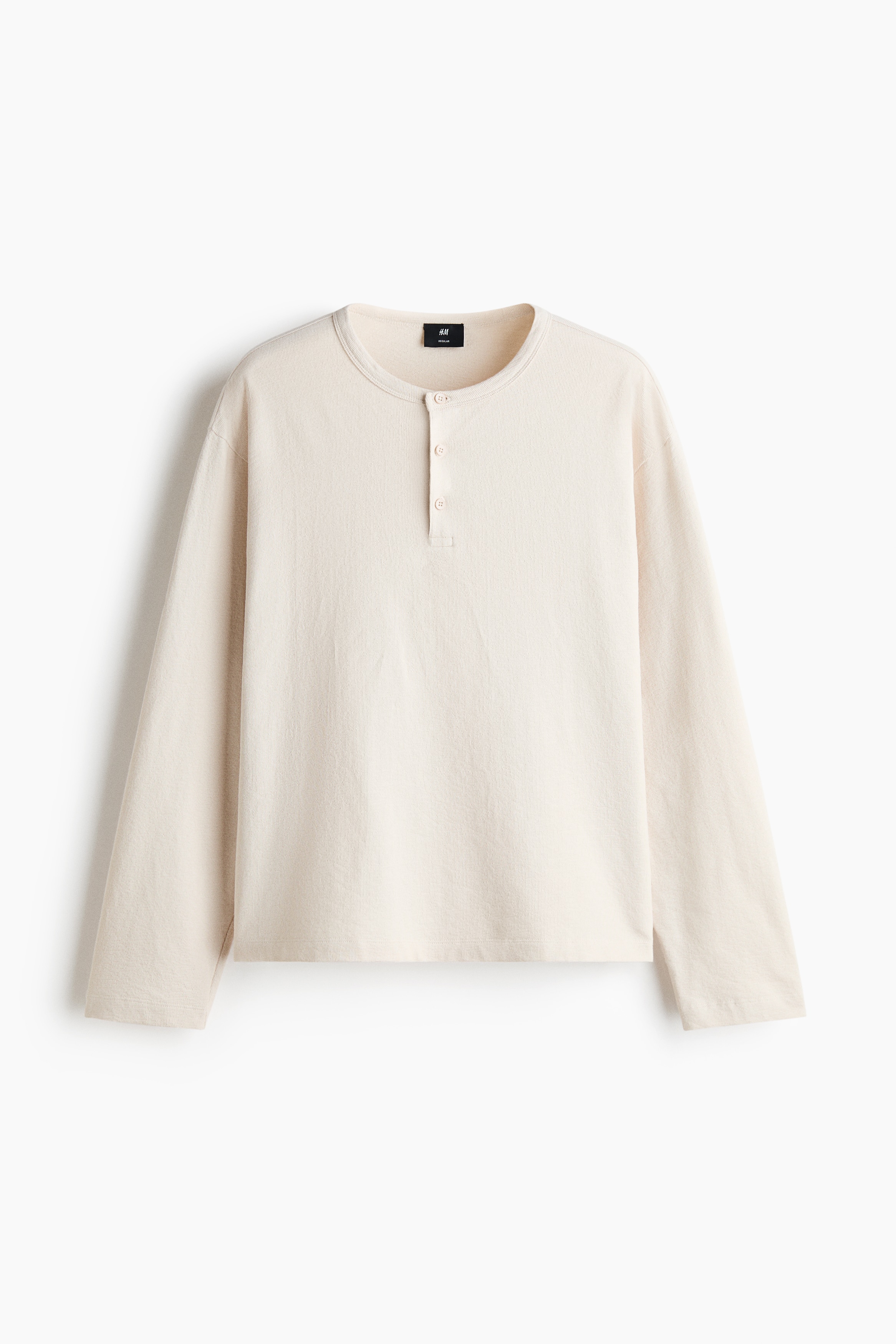 Regular Fit Cotton Henley top
