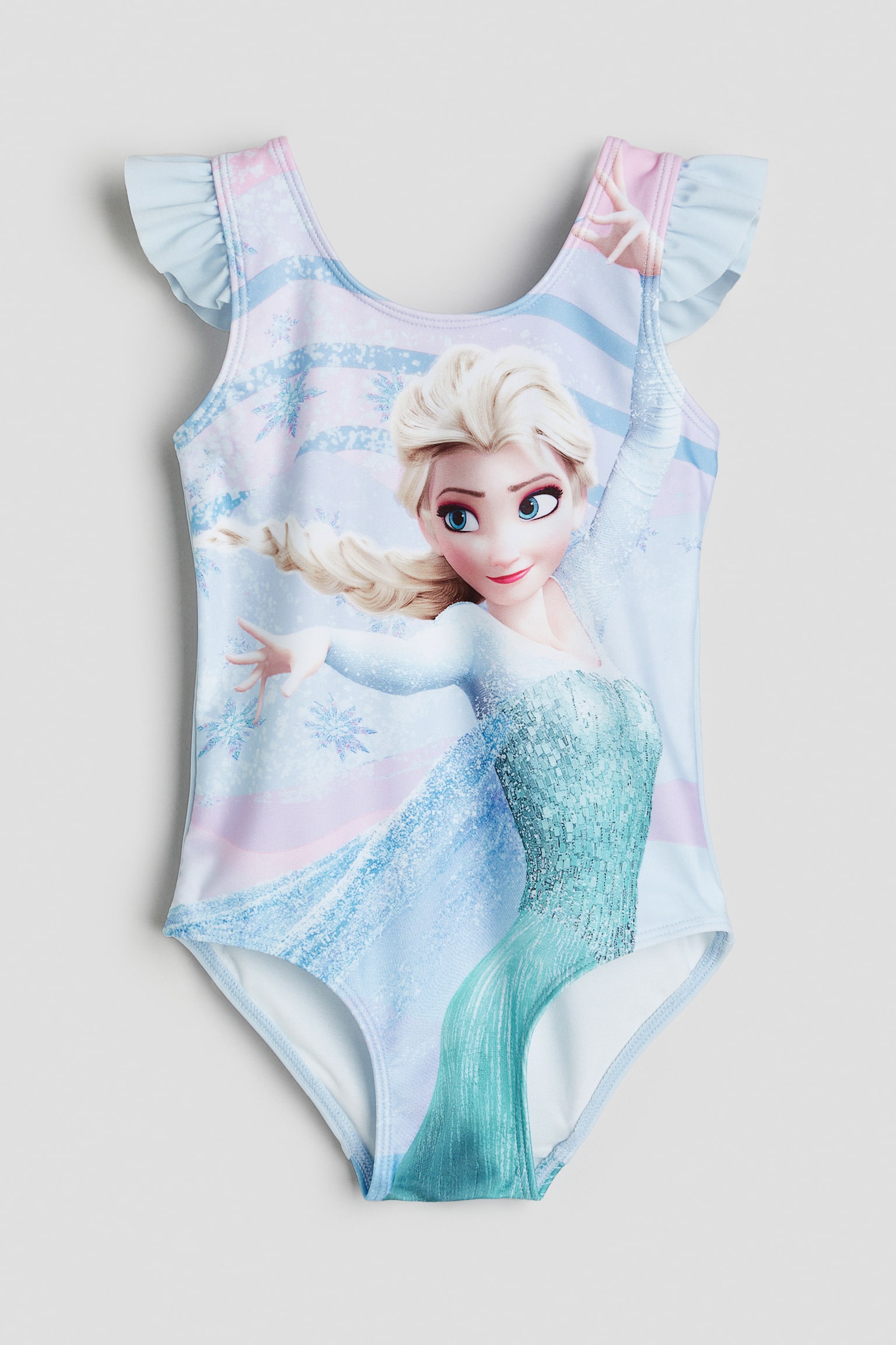 Print Swimsuit - Light blue/Frozen/Pink/The Little Mermaid/Pink/Barbie/Light purple/Wish - 1