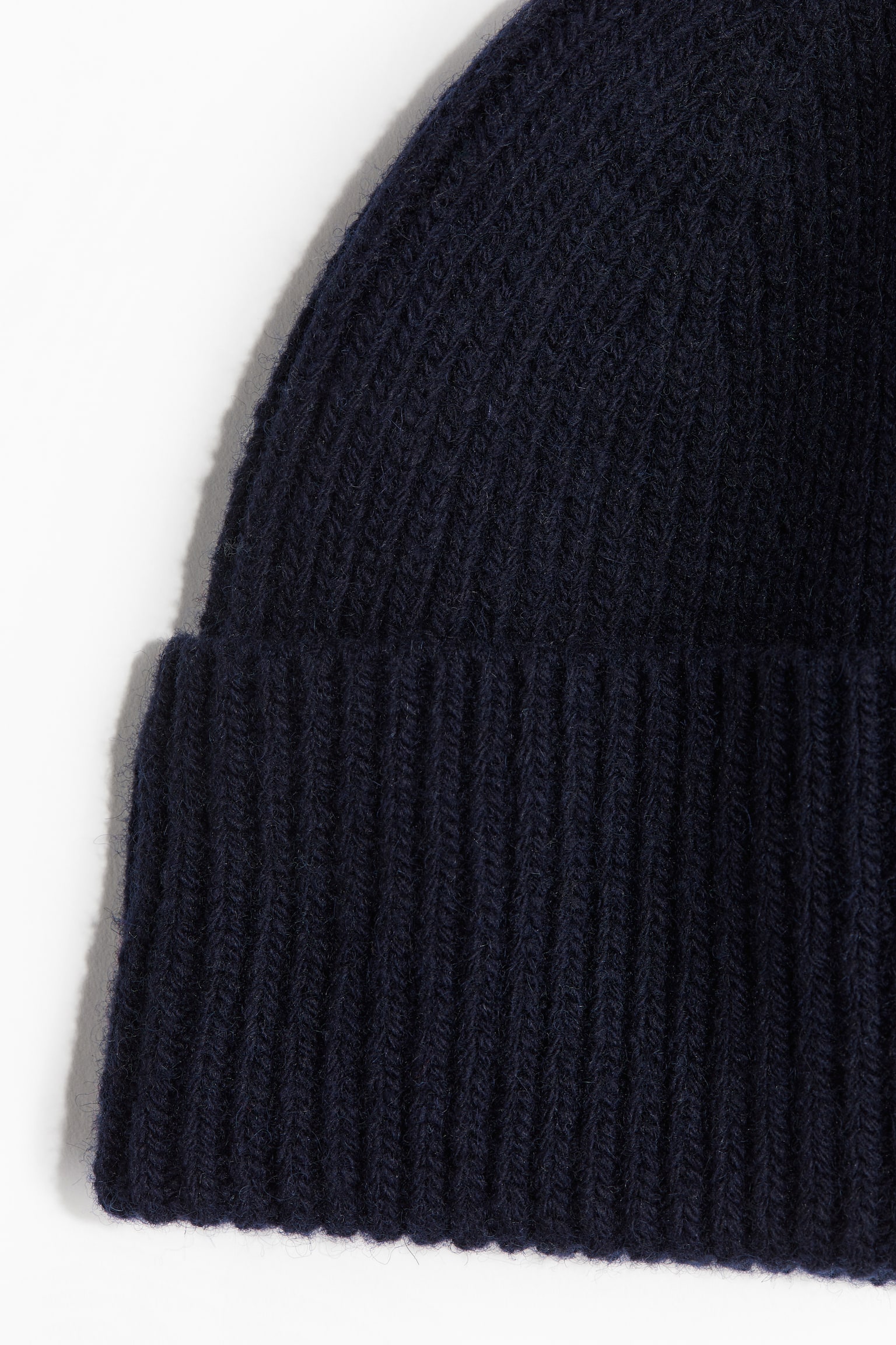 Rib-knit wool-blend hat - Navy blue/Black/Cream/Dark brown/Dark grey marl/Dark beige - 2