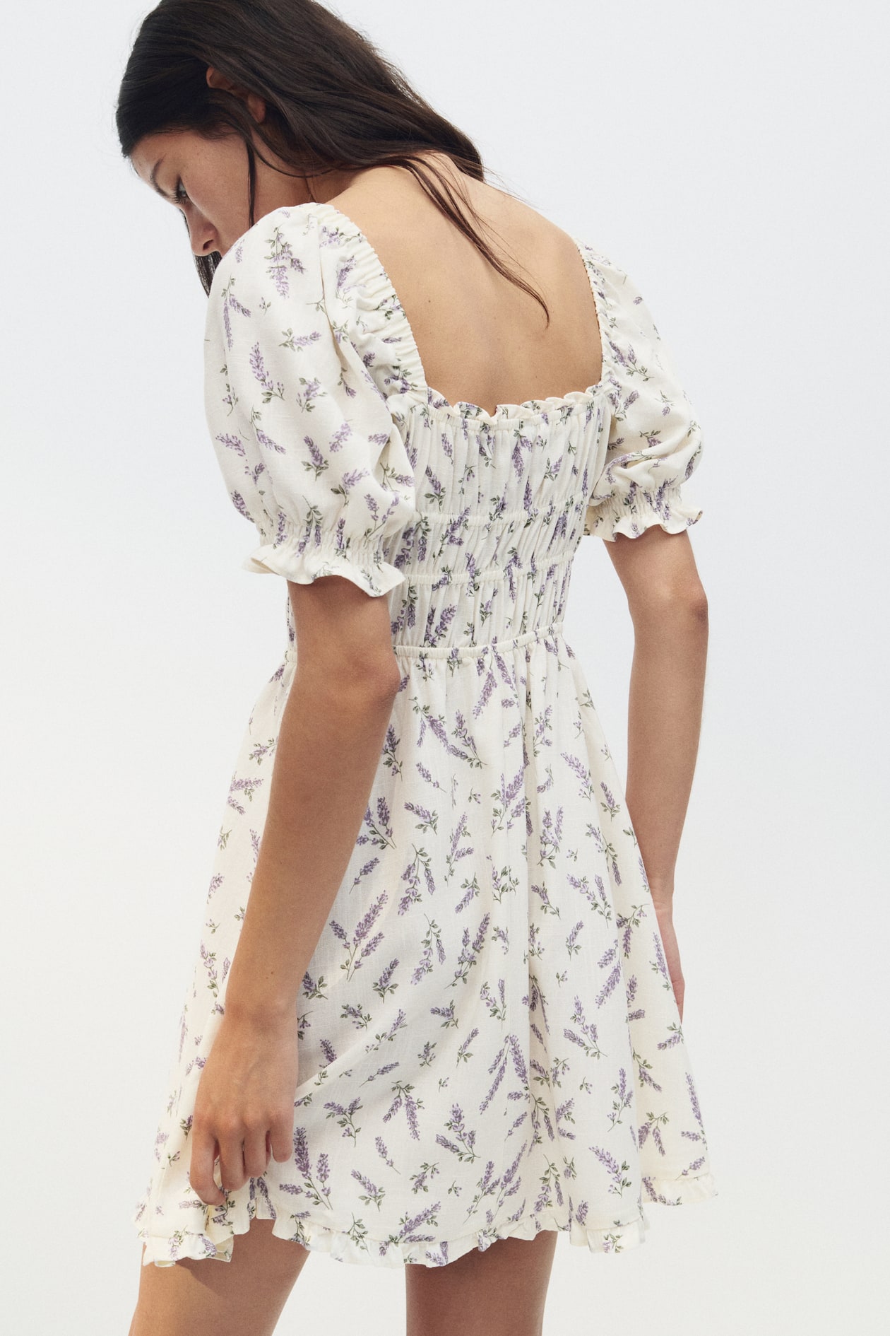 Smocked-Detail Dress - image 2
