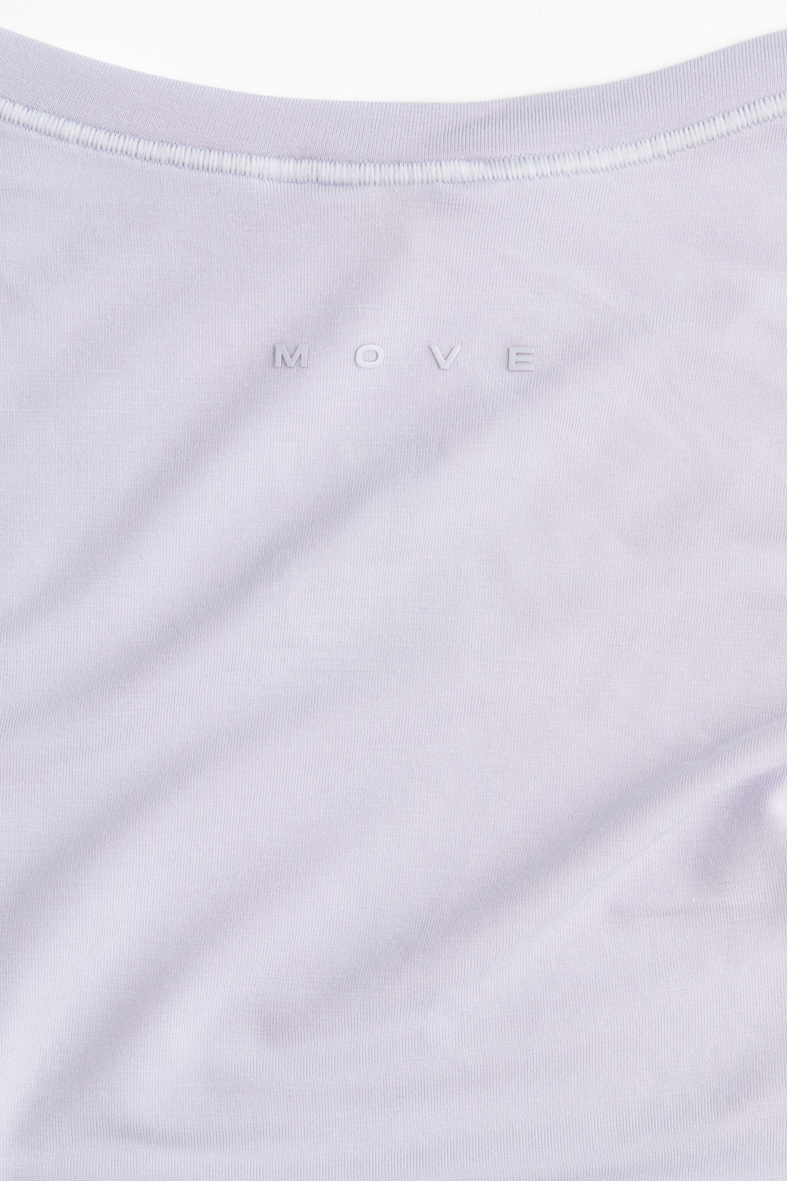 Sportshirt im Wickelschnitt aus Modal-Flieder - 5