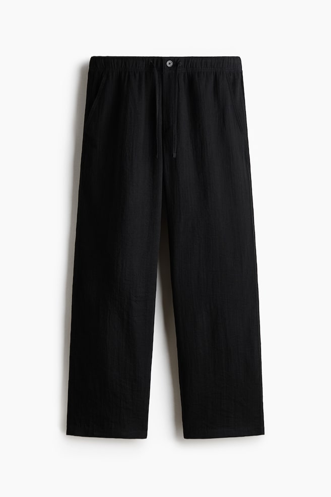 Pantalón Relaxed Fit - Negro/Beige/Azul marino/Verde caqui oscuro - 1