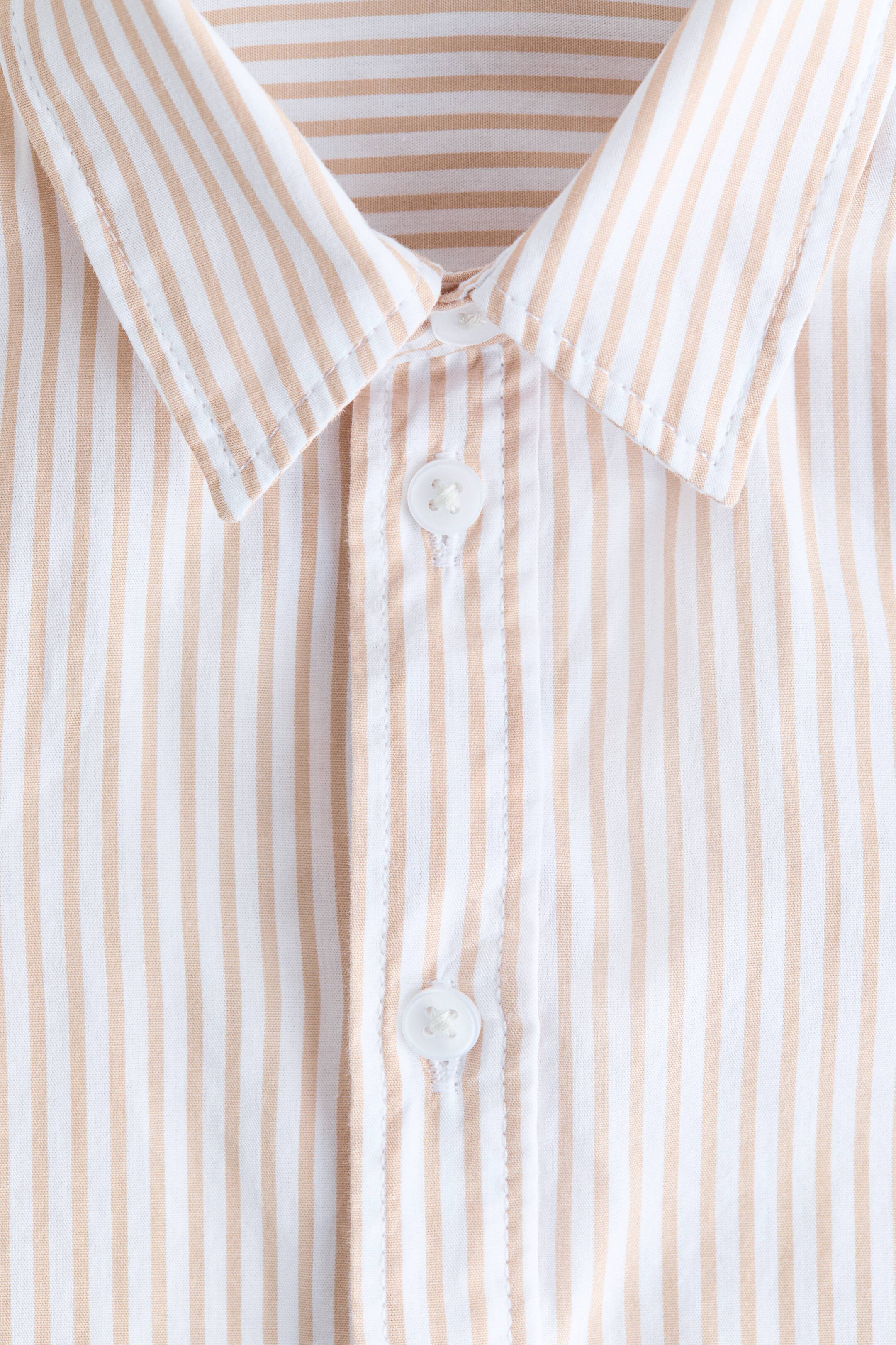 Chemise à manches courtes en coton