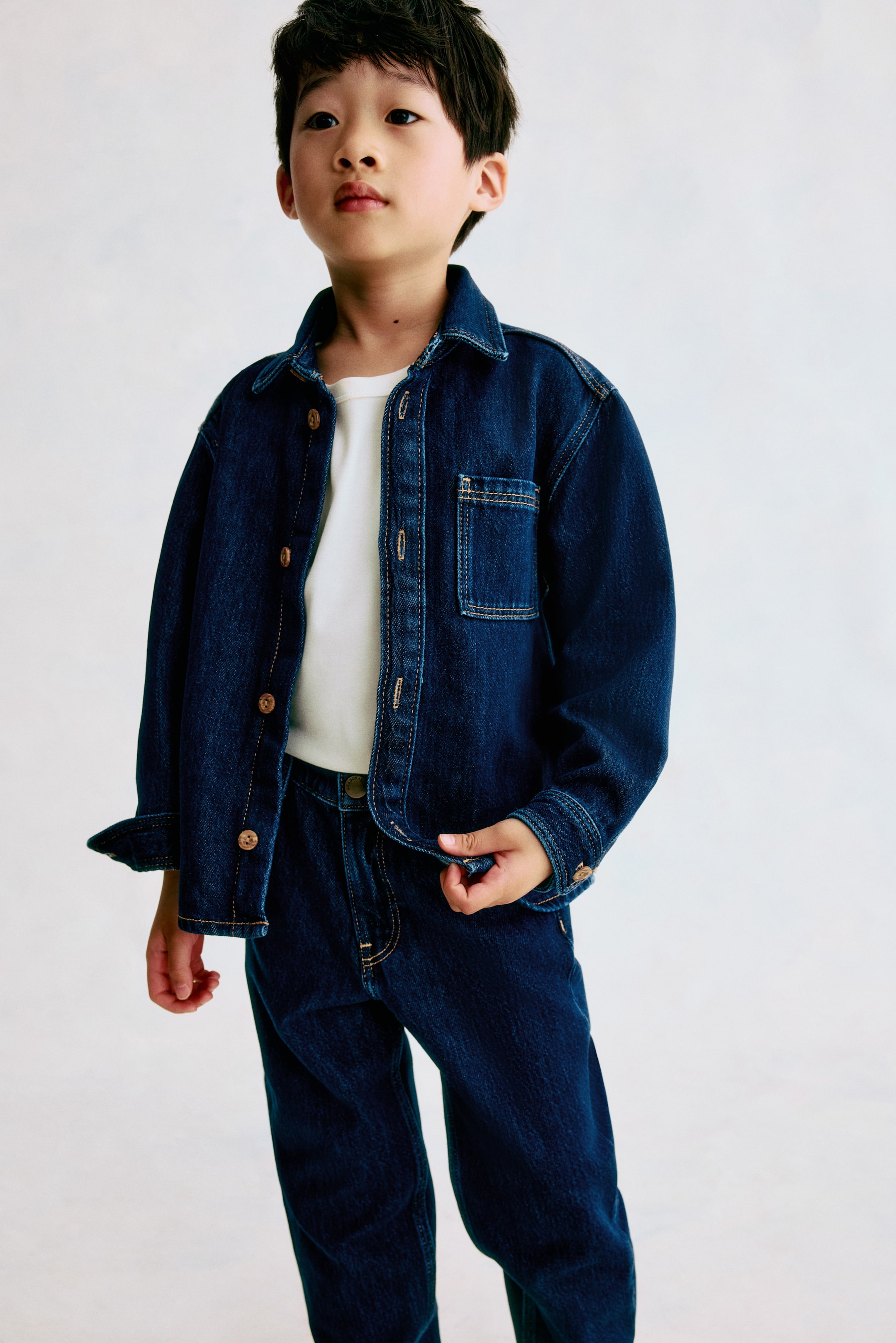 Tapered Cotton-blend Jeans