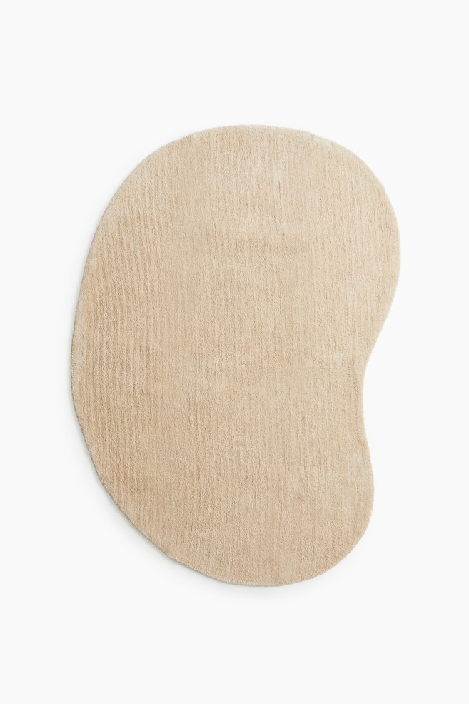 Tapis asymétrique - Beige clair - 1