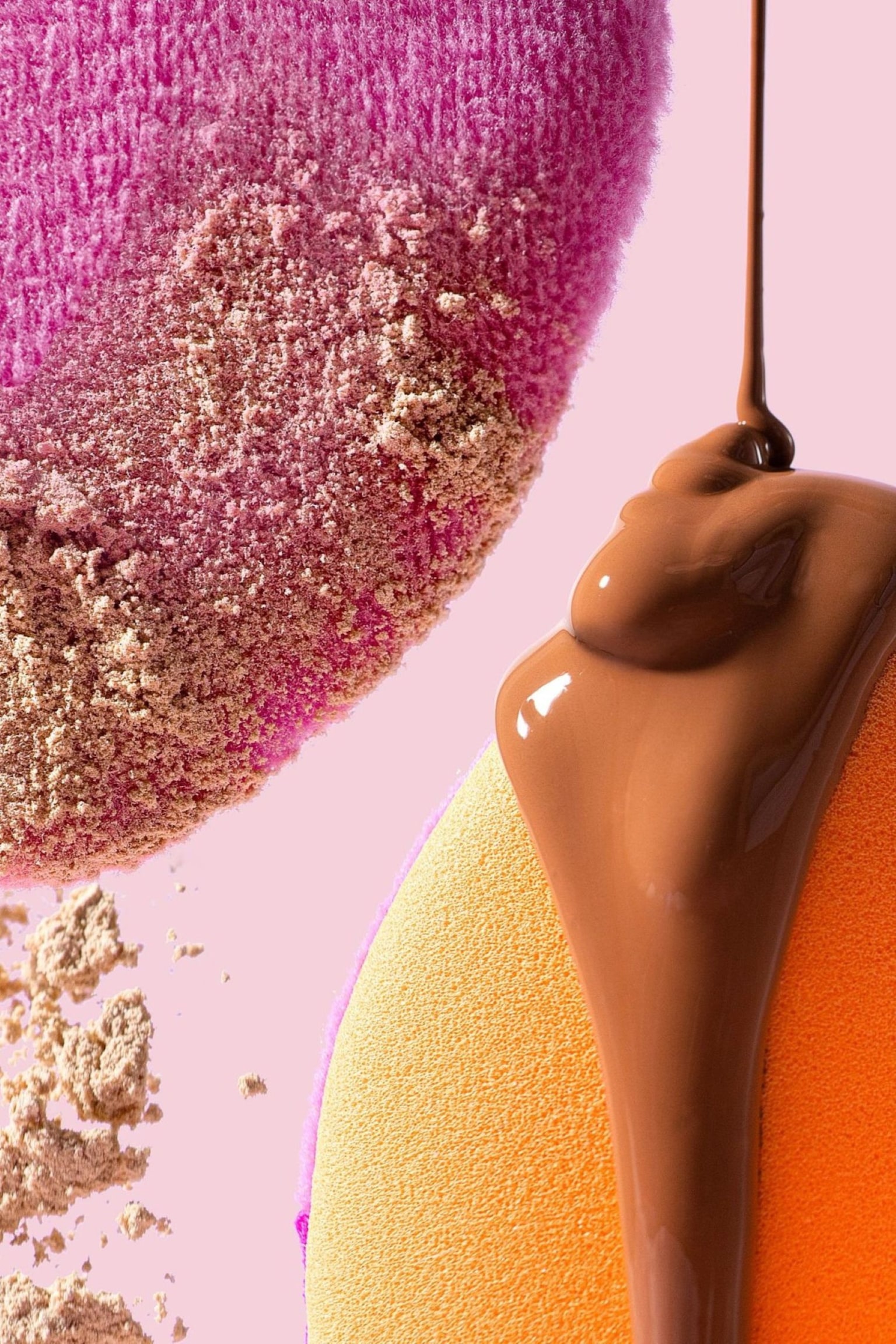 Miracle 2-in-1 Powder Puff + Travel Case - Rosa/orange - 5