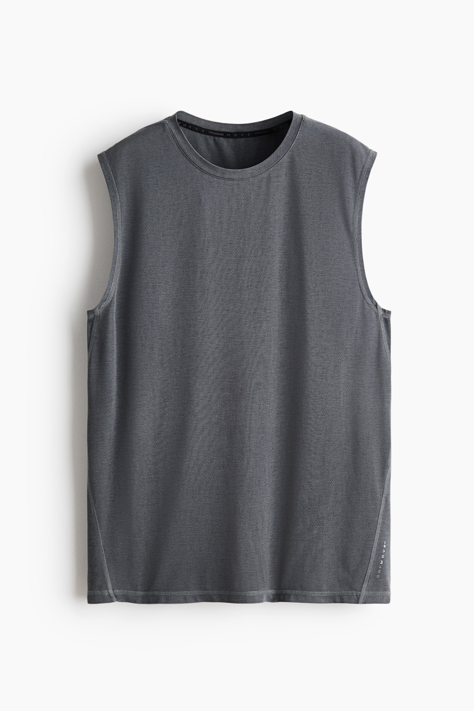 Regular-Fit Sports Tank Top with DryMove™ - Dark gray/White/White/Pine green/Dusty teal/Dark plum/Dark gray - 1