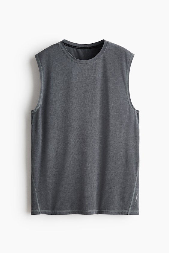 Мужские топы H&M Regular-Fit Sports Tank Top with DryMove™