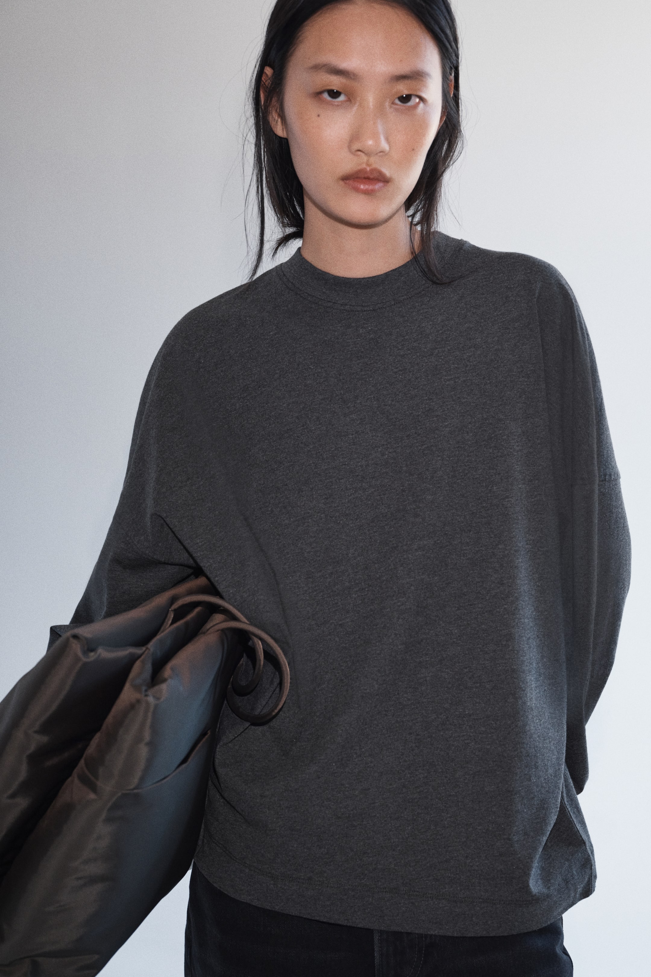 Long-Sleeved Cotton Top