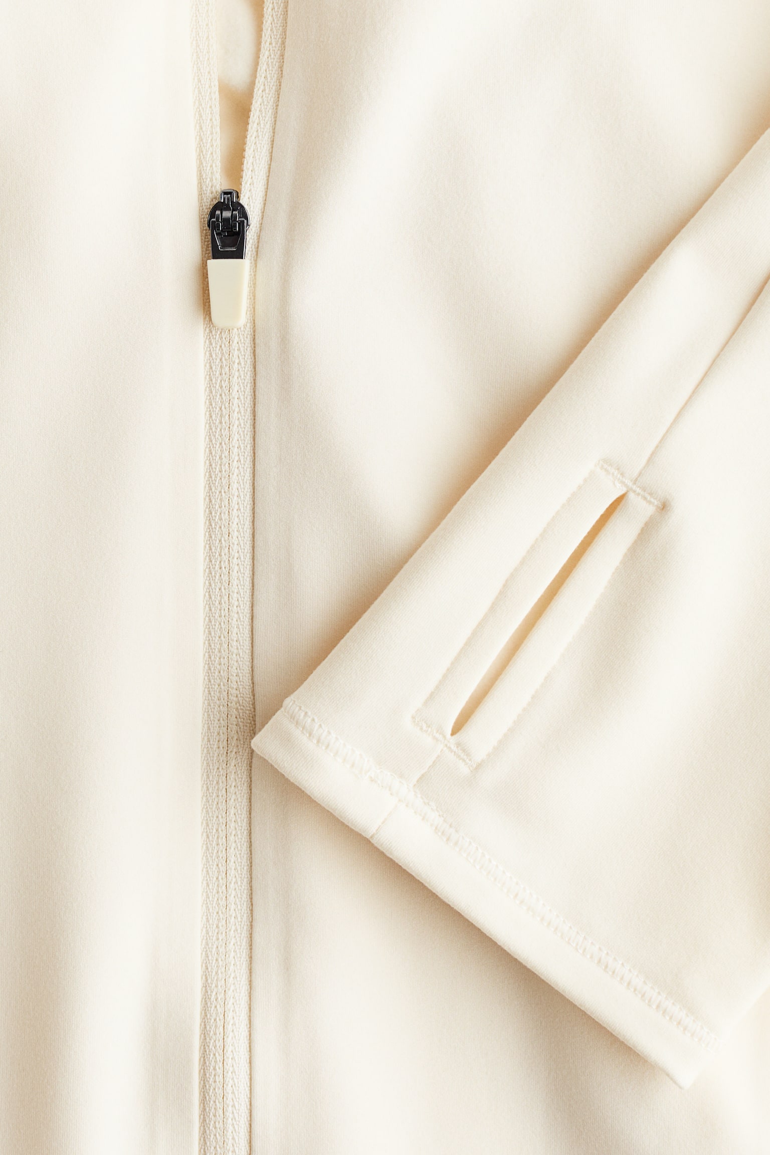 Fleecejacka för träning med SoftMove™ - Benvit/Svart/Varmbrun/Plommonbrun - 2