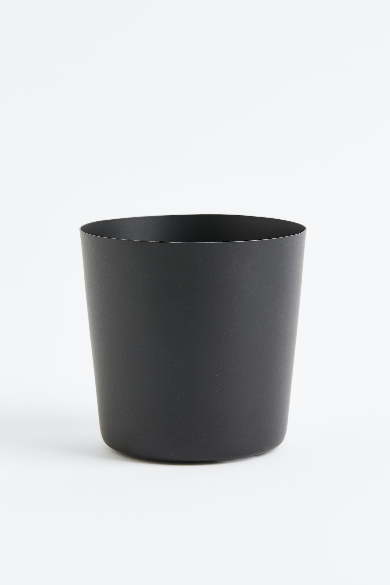 Small metal plant pot - Black
