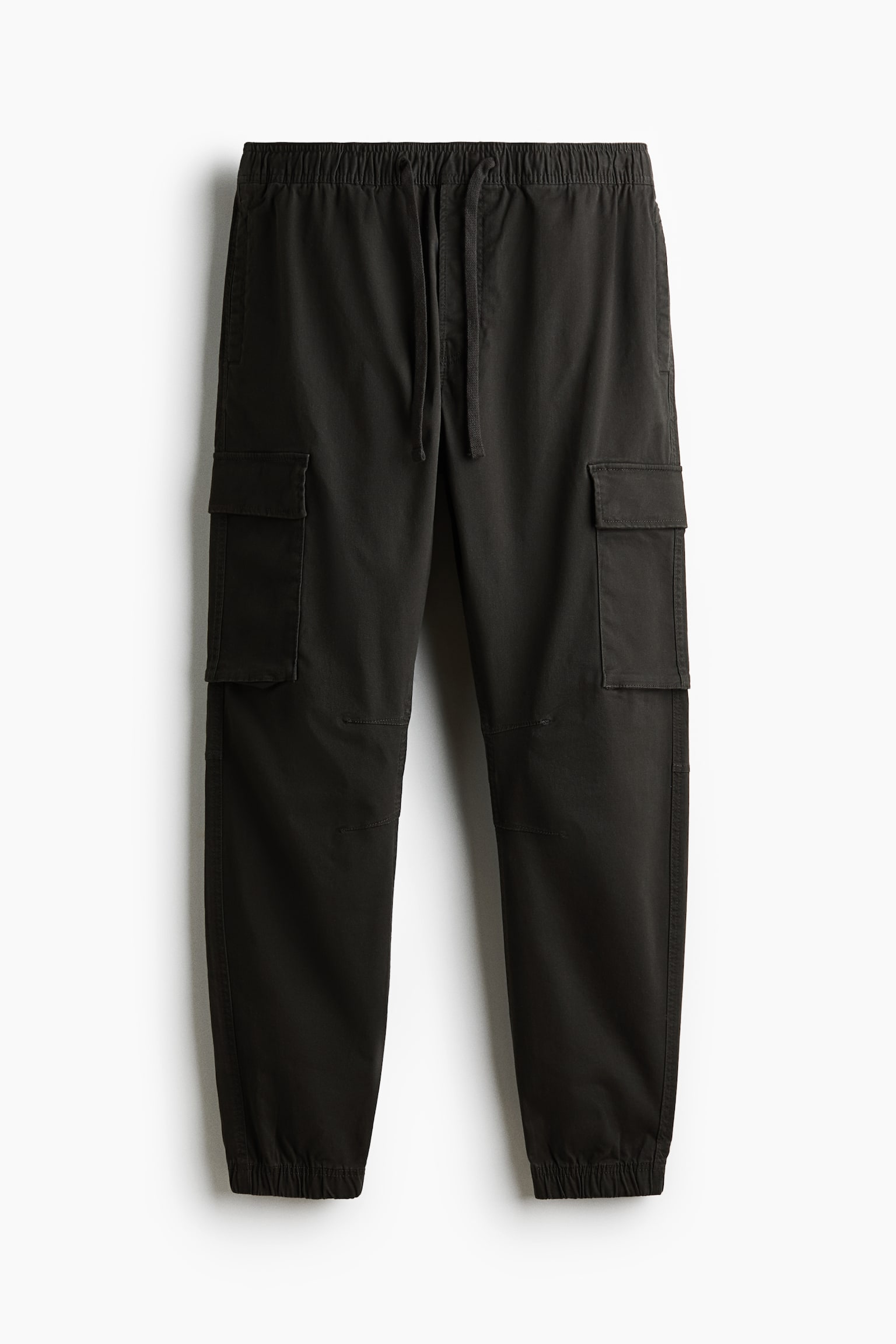 Pantaloni cargo Slim Fit - Gri-închis/Negru/Bej-deschis - 1