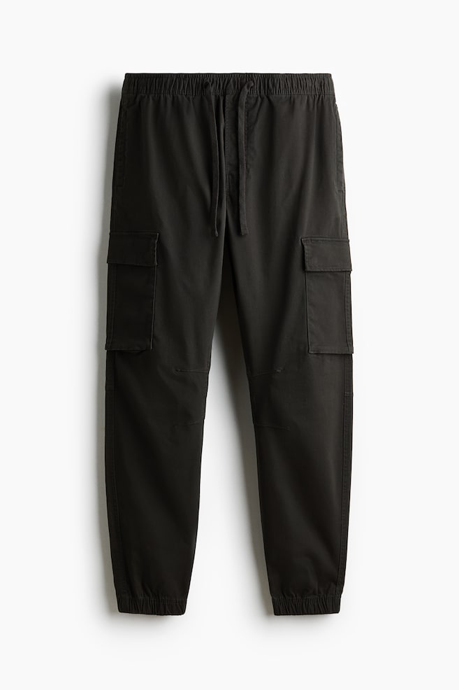 Slim-Fit Cargo Pants - Dark gray/Black/Light beige - 1