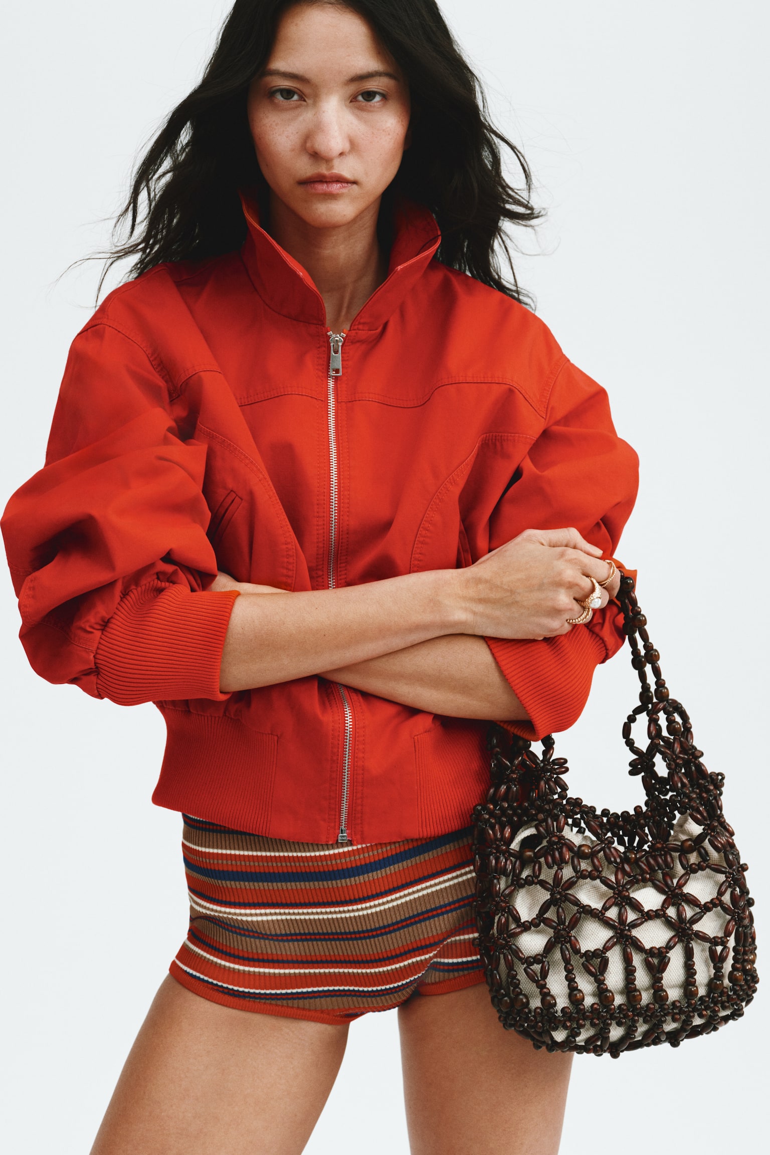 Cotton twill jacket - Red - 6