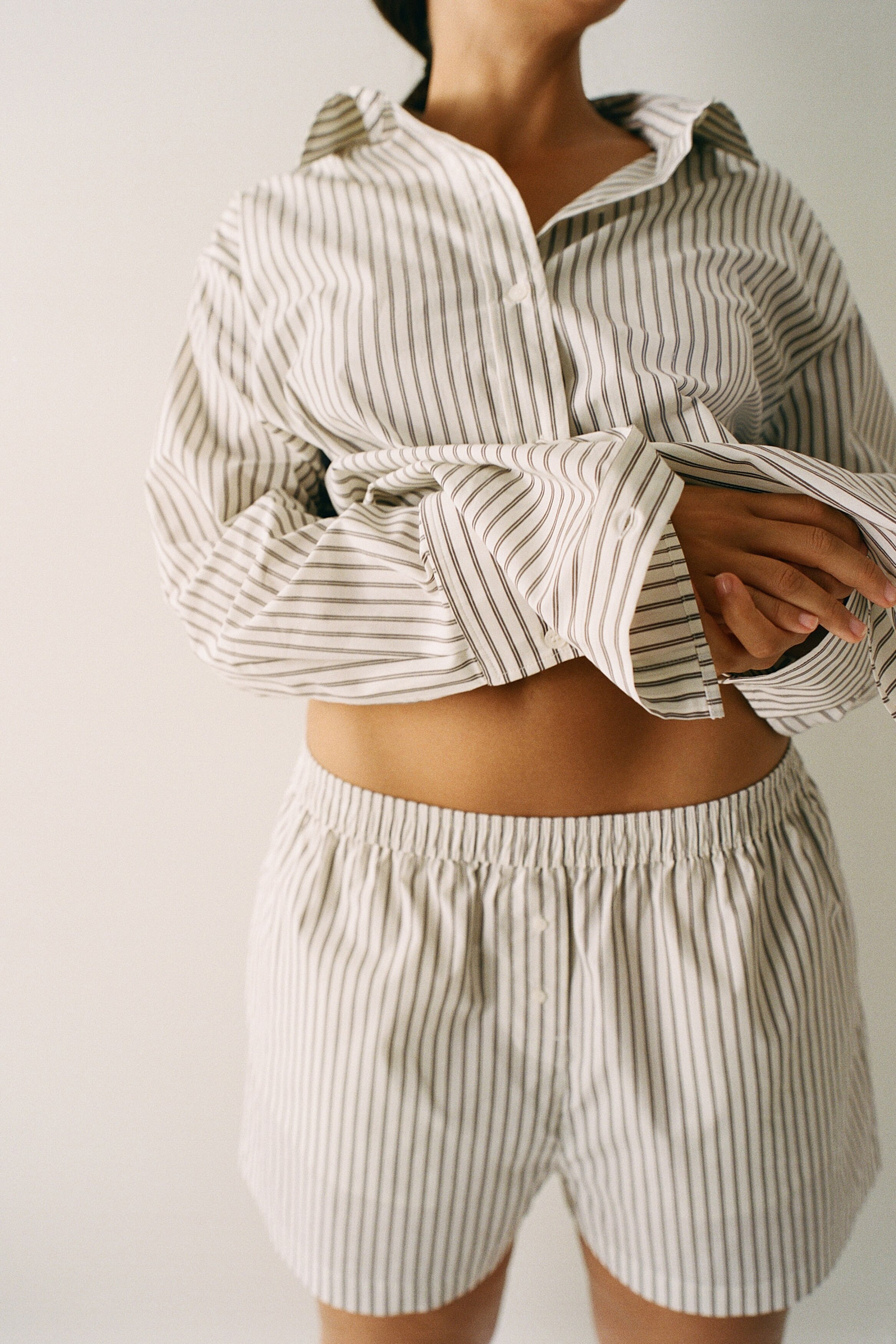 Poplin shorts
