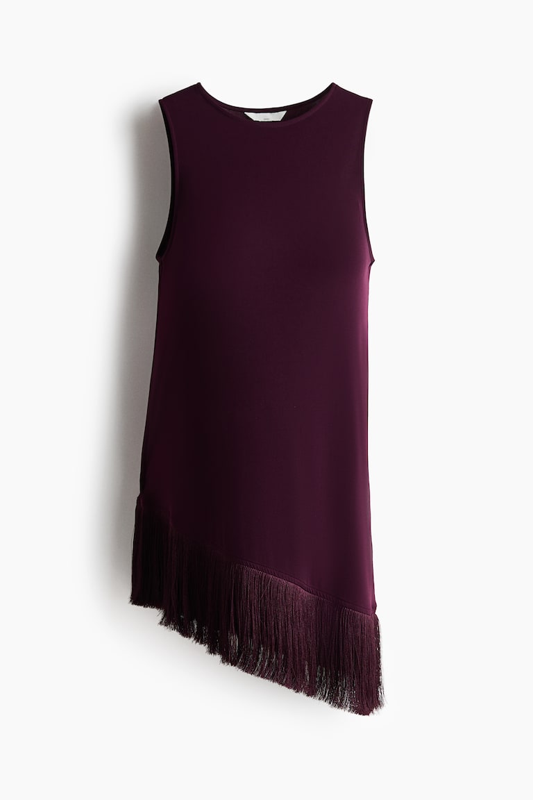 MAMA Asimetrična bluza s resama