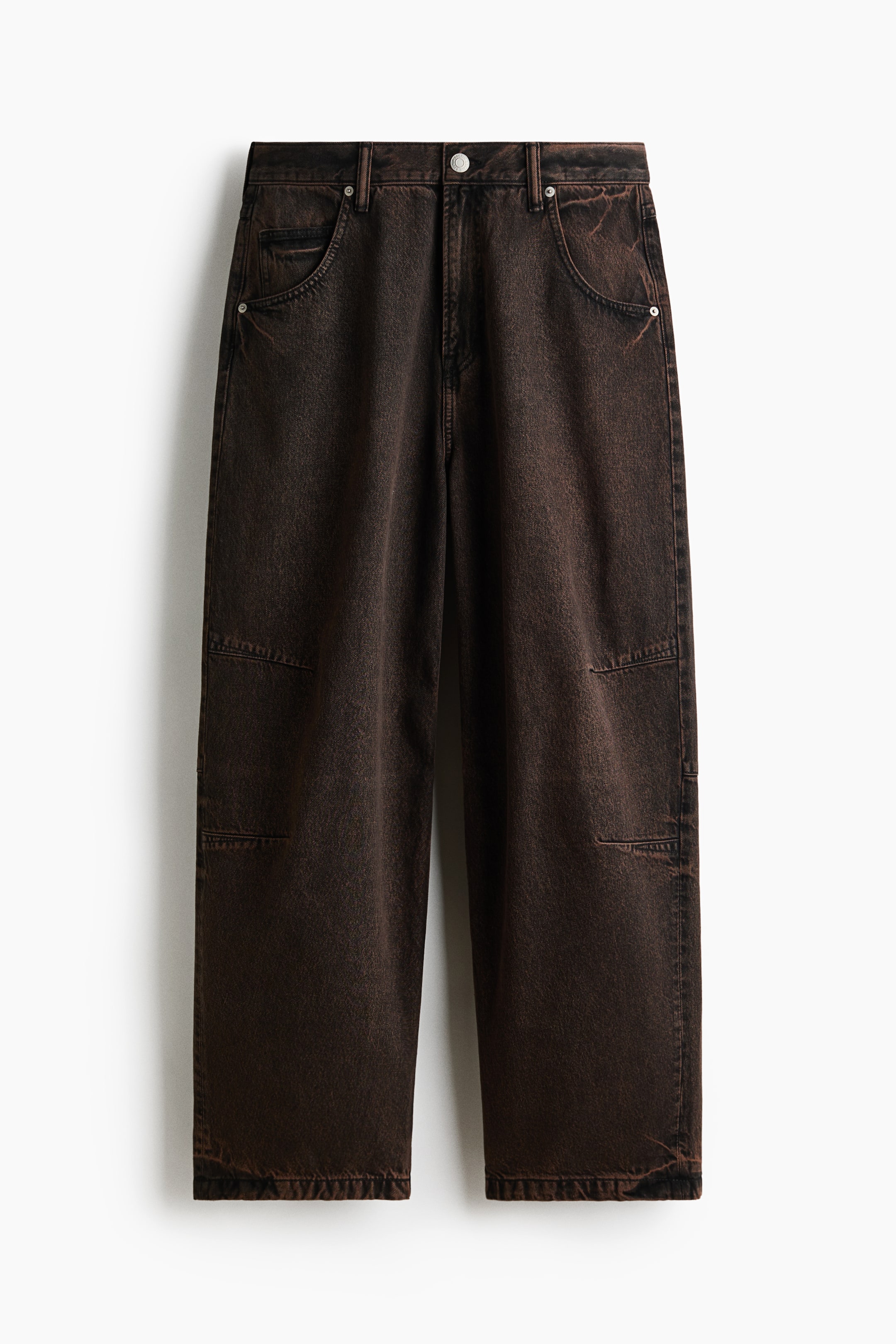View larger image: Baggy Jeans - Dark brown - Men | H&M US 5