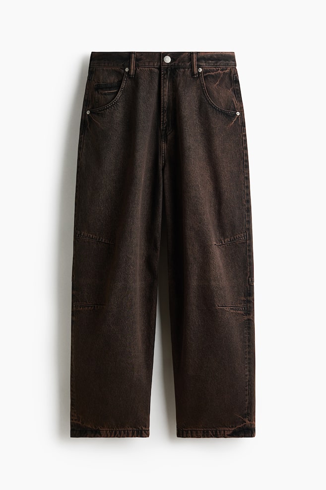Baggy darted jeans - Dark brown/Light denim blue/Denim blue/Denim gray/Dark denim blue/Dusty denim blue/Black - 1