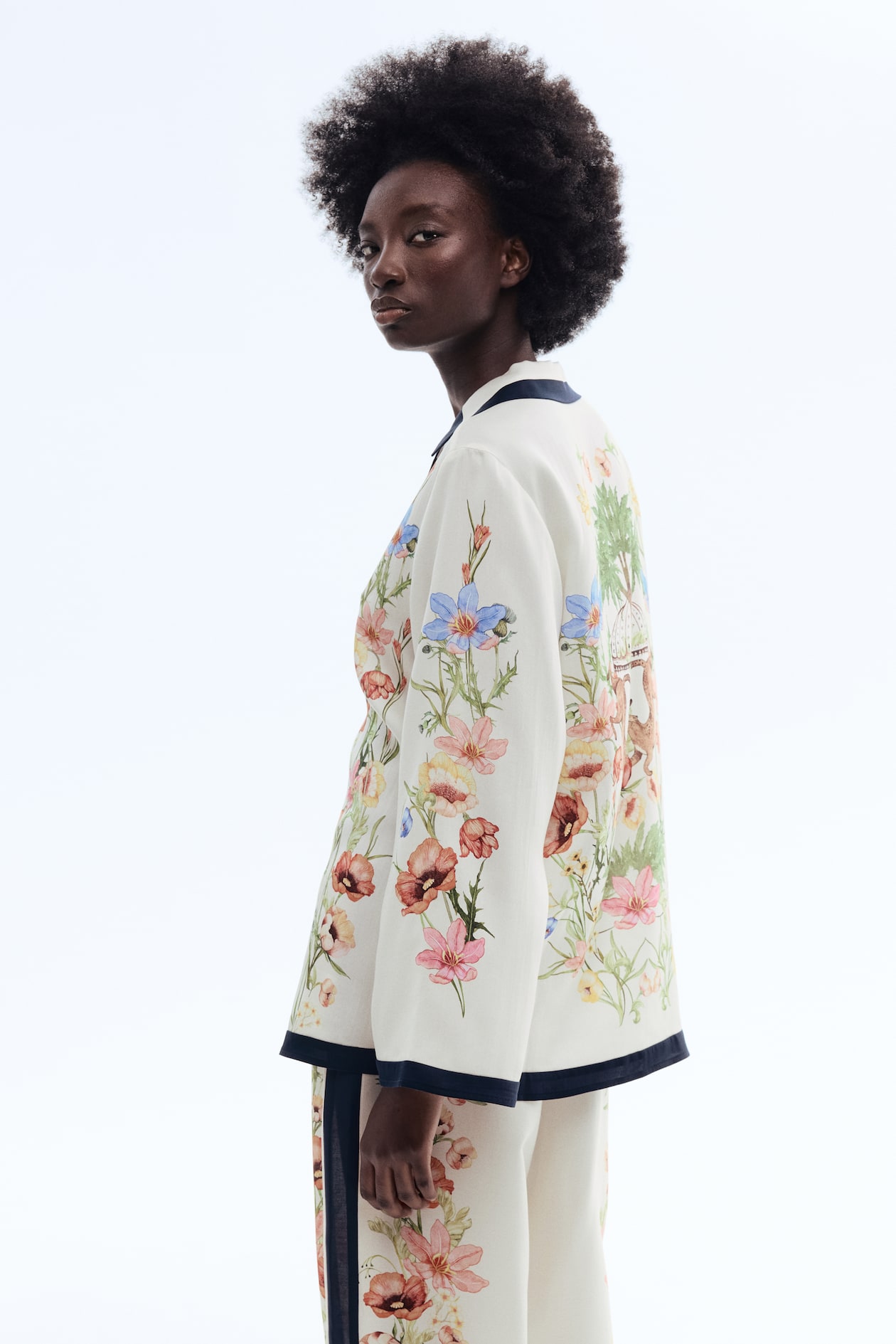 Printed lyocell resort shirt - image 2