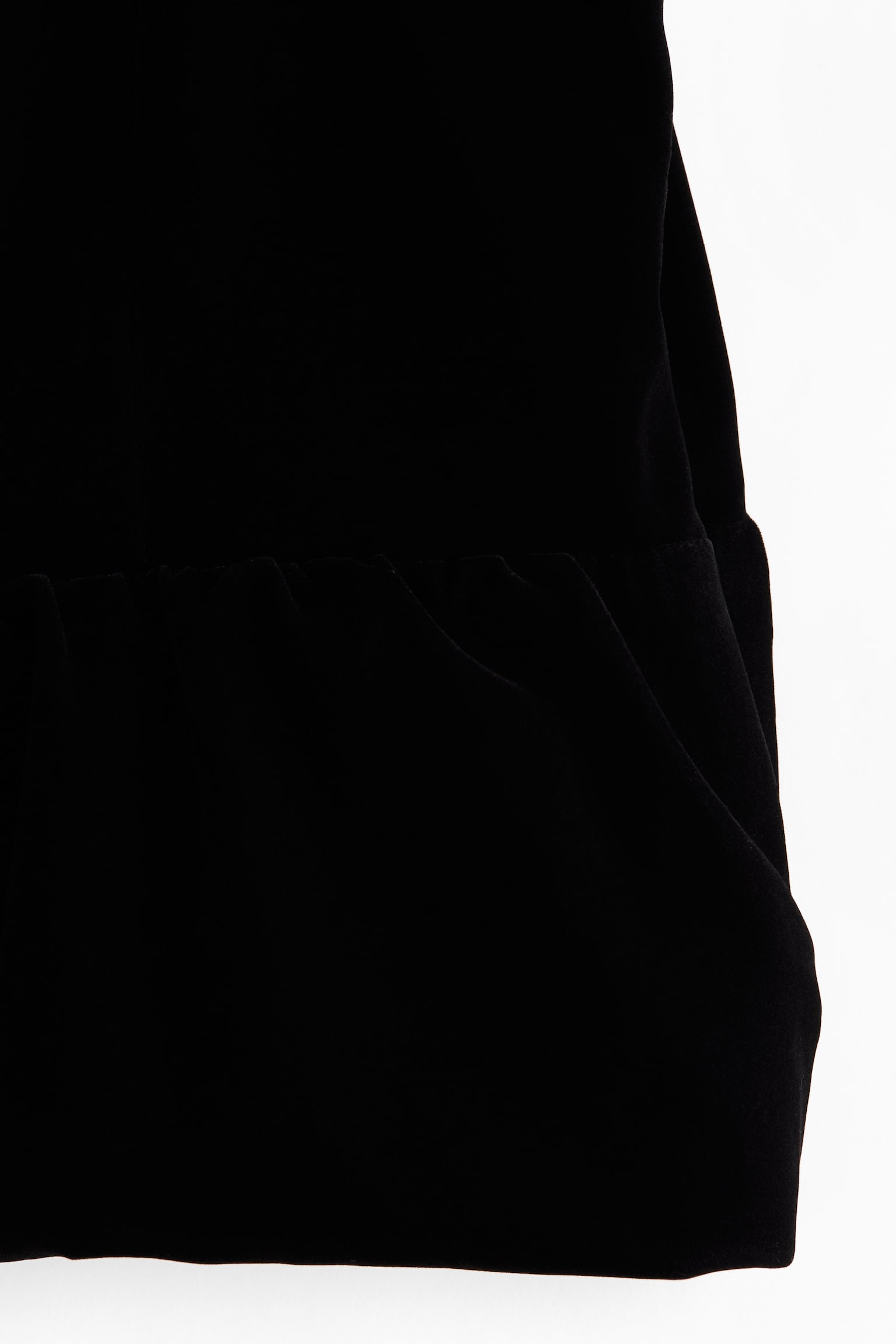 Stroppetopp med boblekant - Sort/Brun