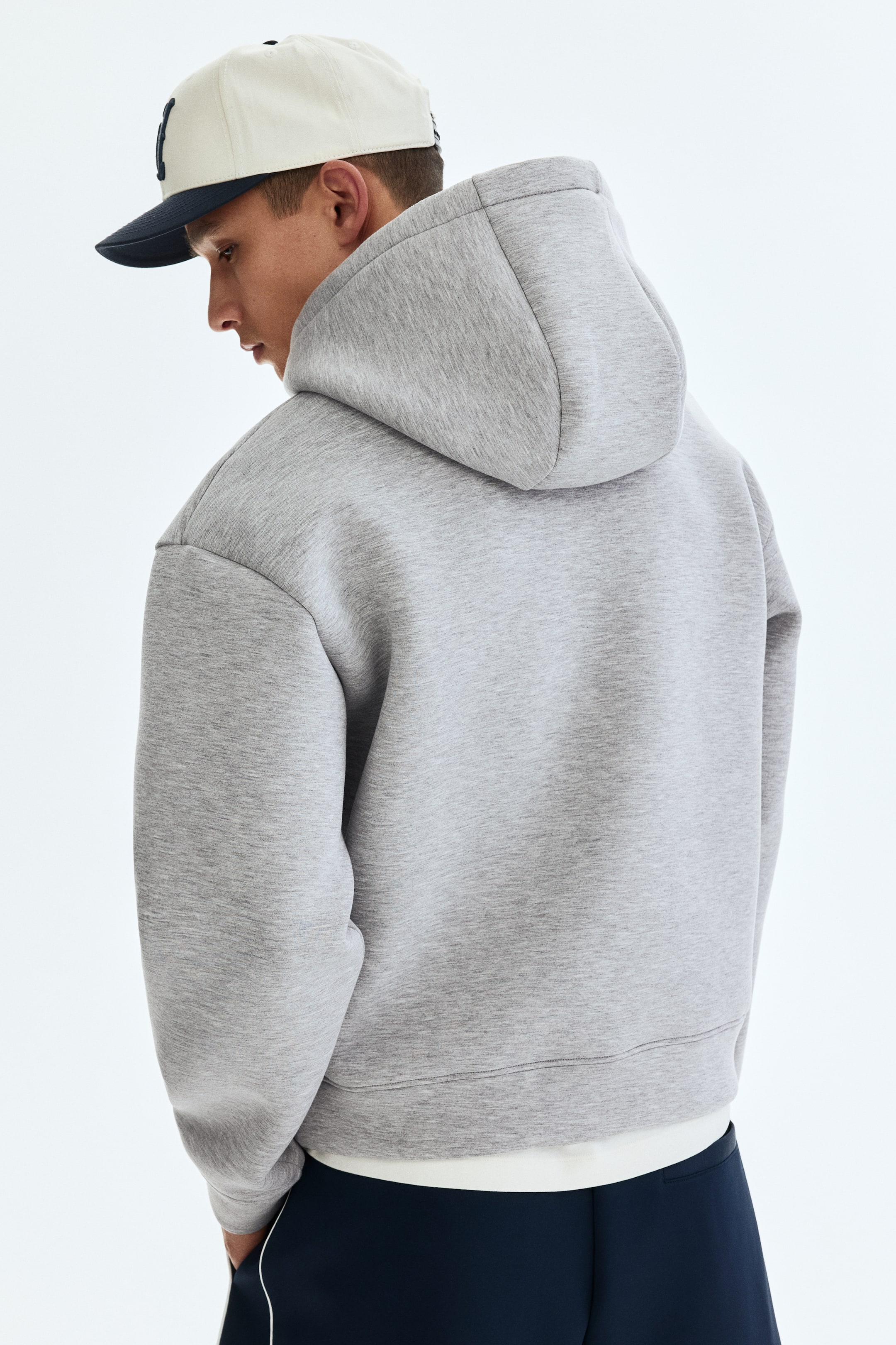 Loose-Fit Scuba Hoodie