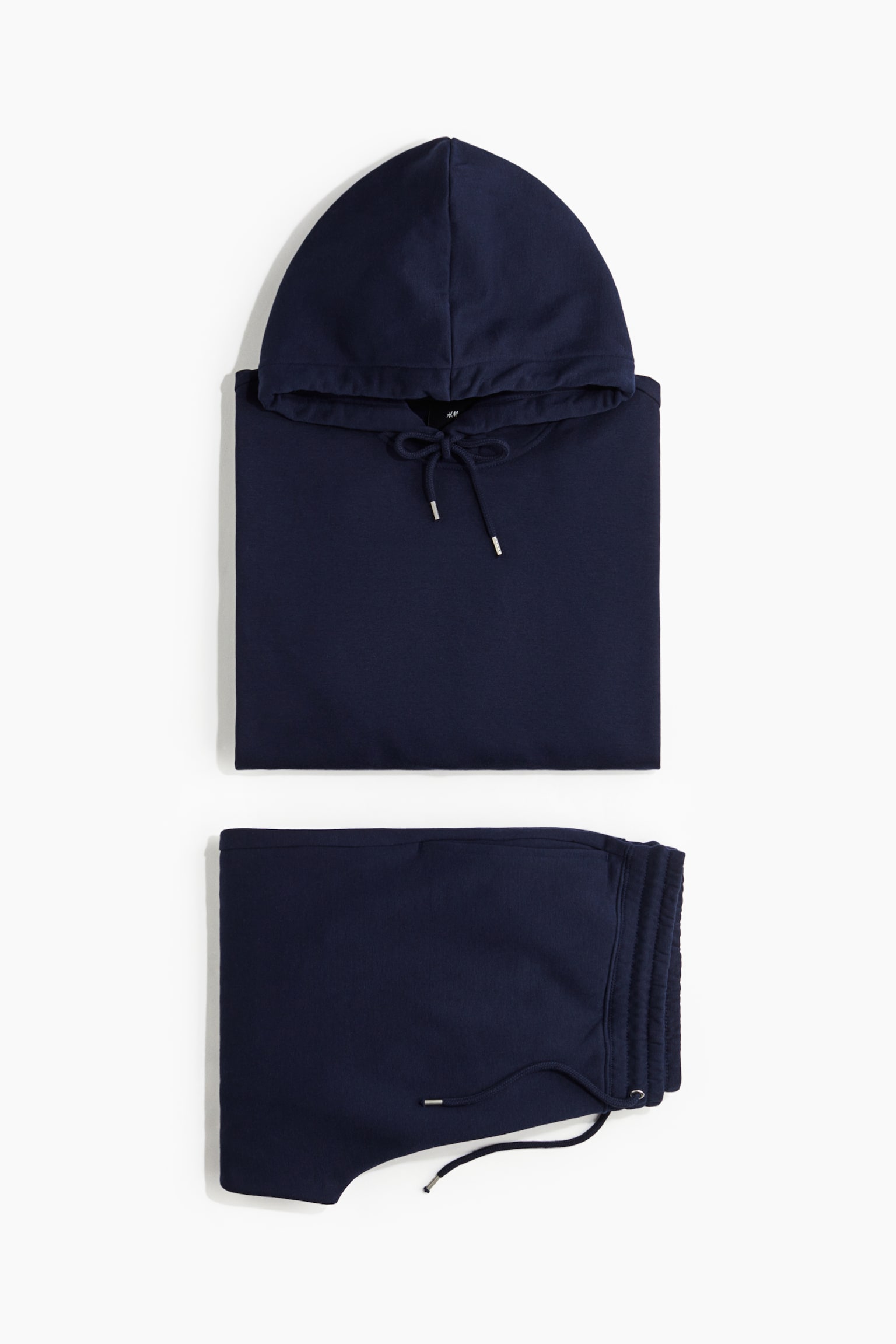 2-piece Loose Fit hoodie and joggers set - Navy blue/Black/Dark greige - 2