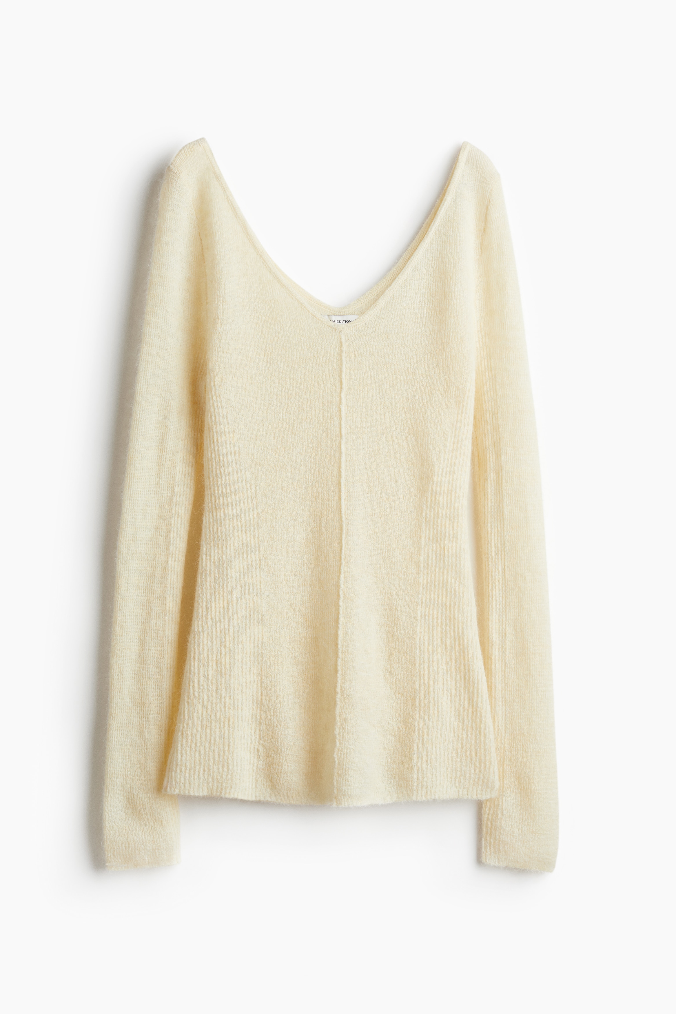 Femme - Pull en mohair mélangé Crème - Size: XL  - H&M