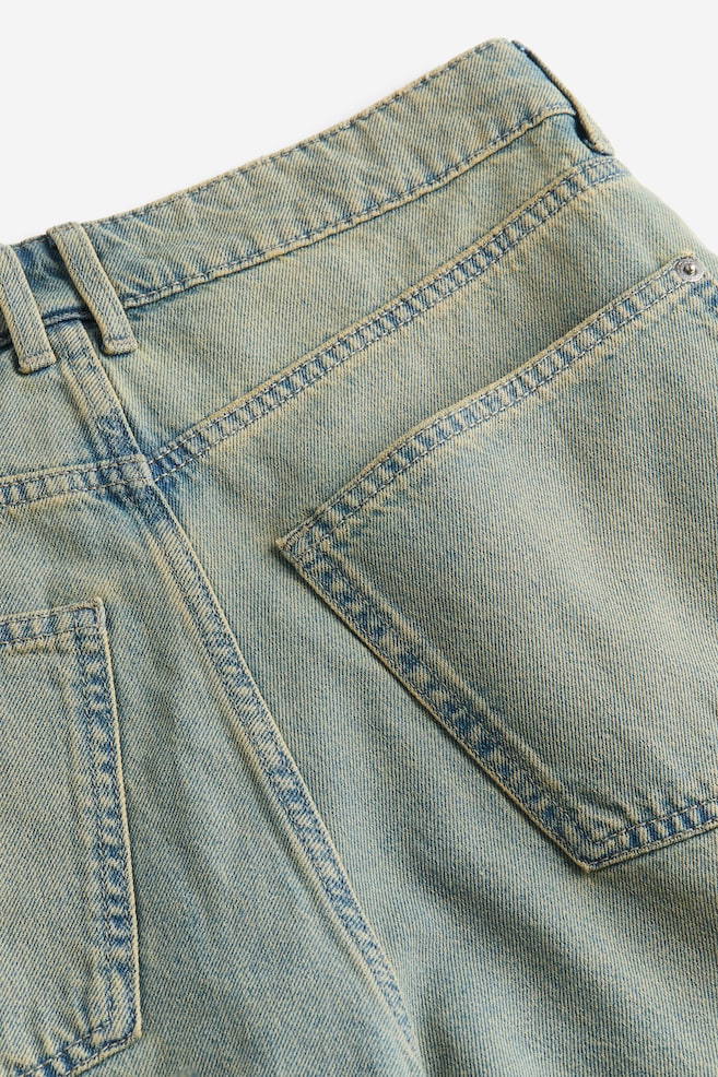 Baggy Low Jeans - Blu denim chiaro/Nero - 5