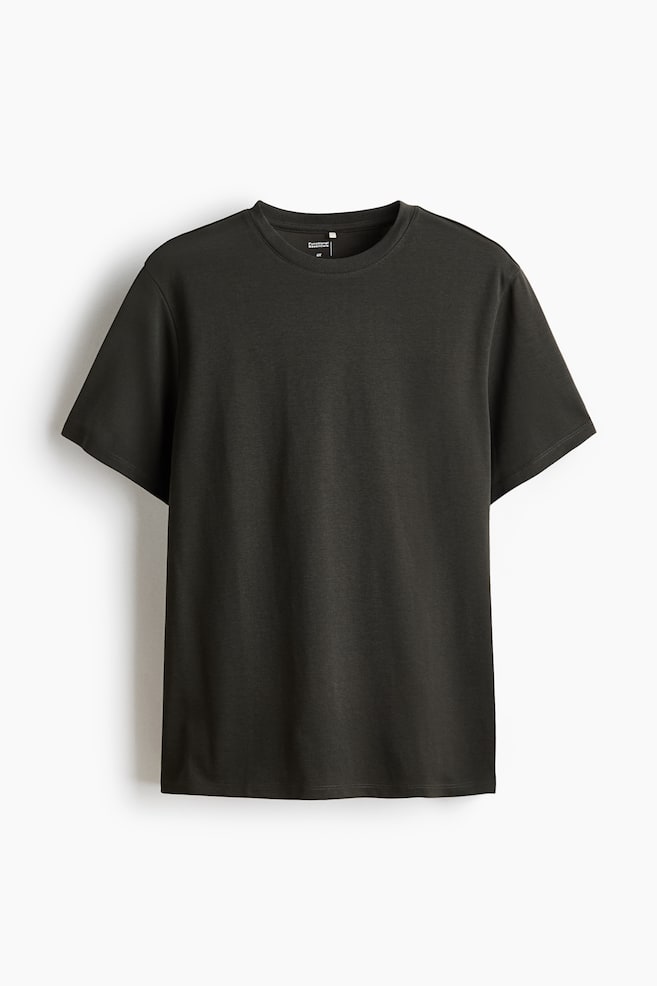 Cooling Regular Fit T-shirt - Dark khaki green/Black/Dark brown/Light grey marl/Natural white/White/Dark blue/Dark beige/Dark grey marl/Brown - 1