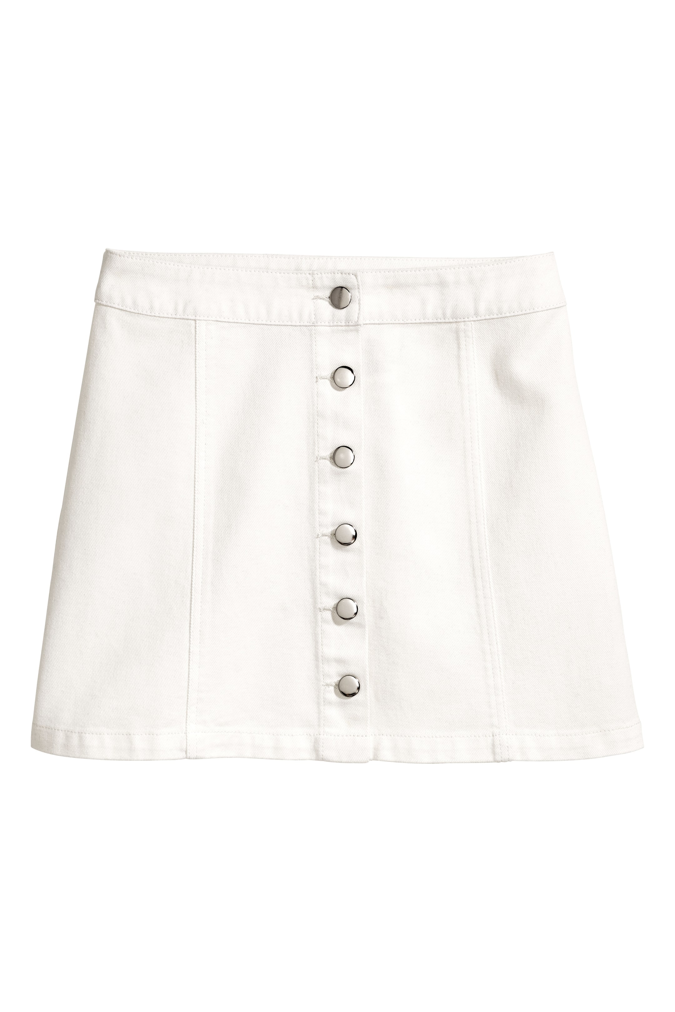 Agrandir l'image: Jupe trapèze - Blanc - FEMME | H&M FR 1